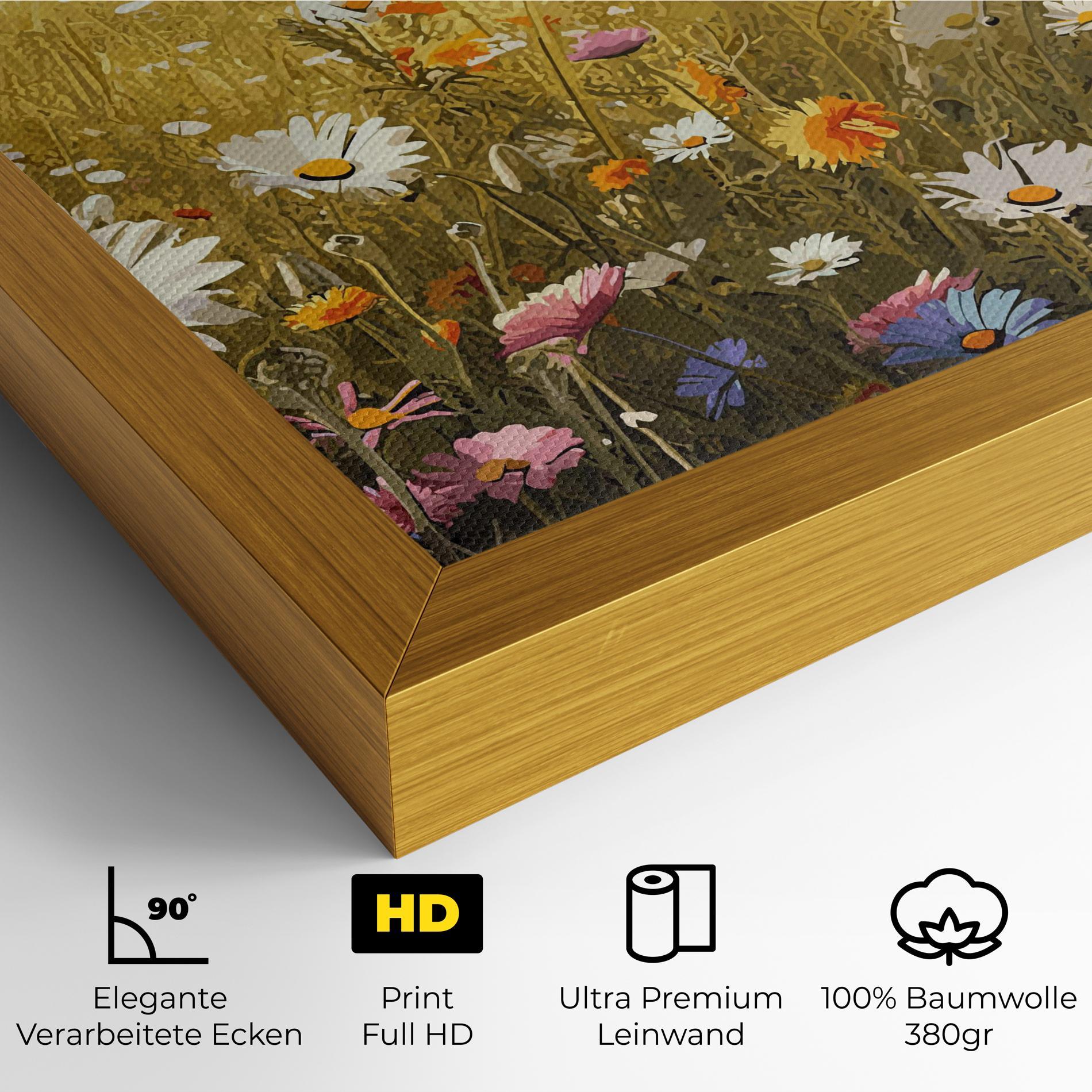 Leinwandbild Spring Field Art mockup 4