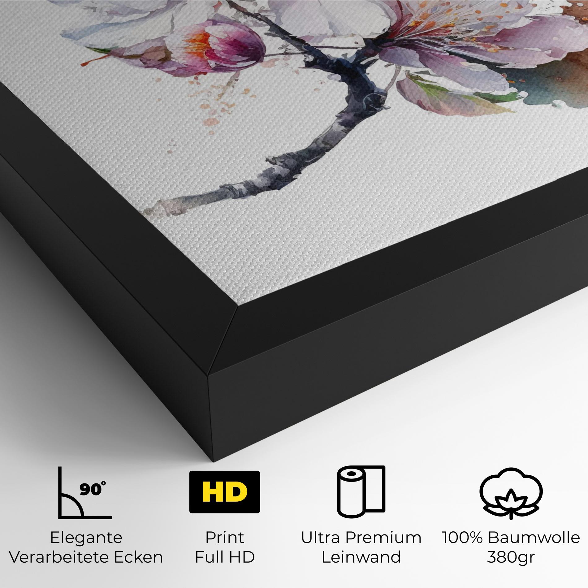 Leinwandbild Cherry Spring Art mockup 4