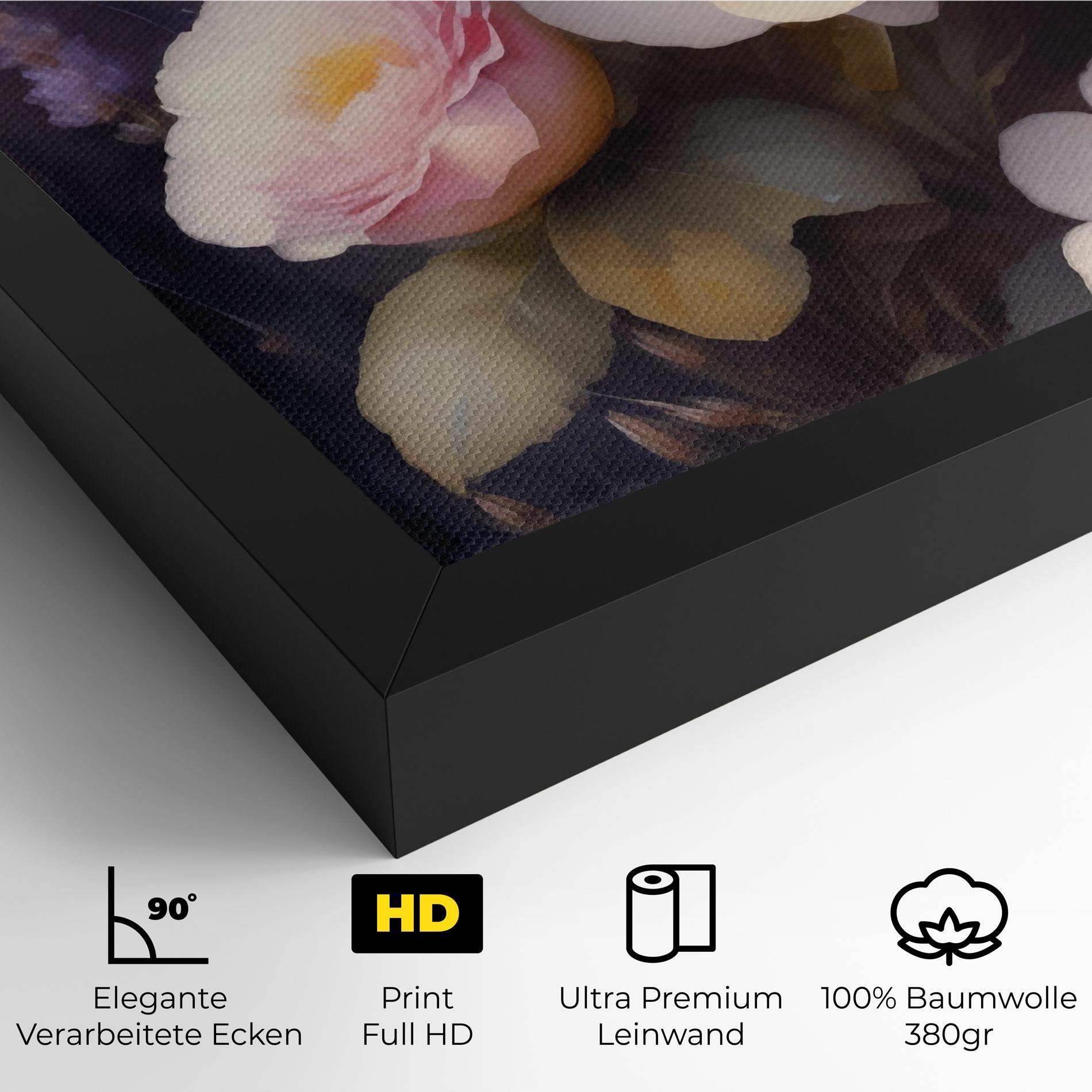 Leinwandbild Cream Flower Spring mockup 4