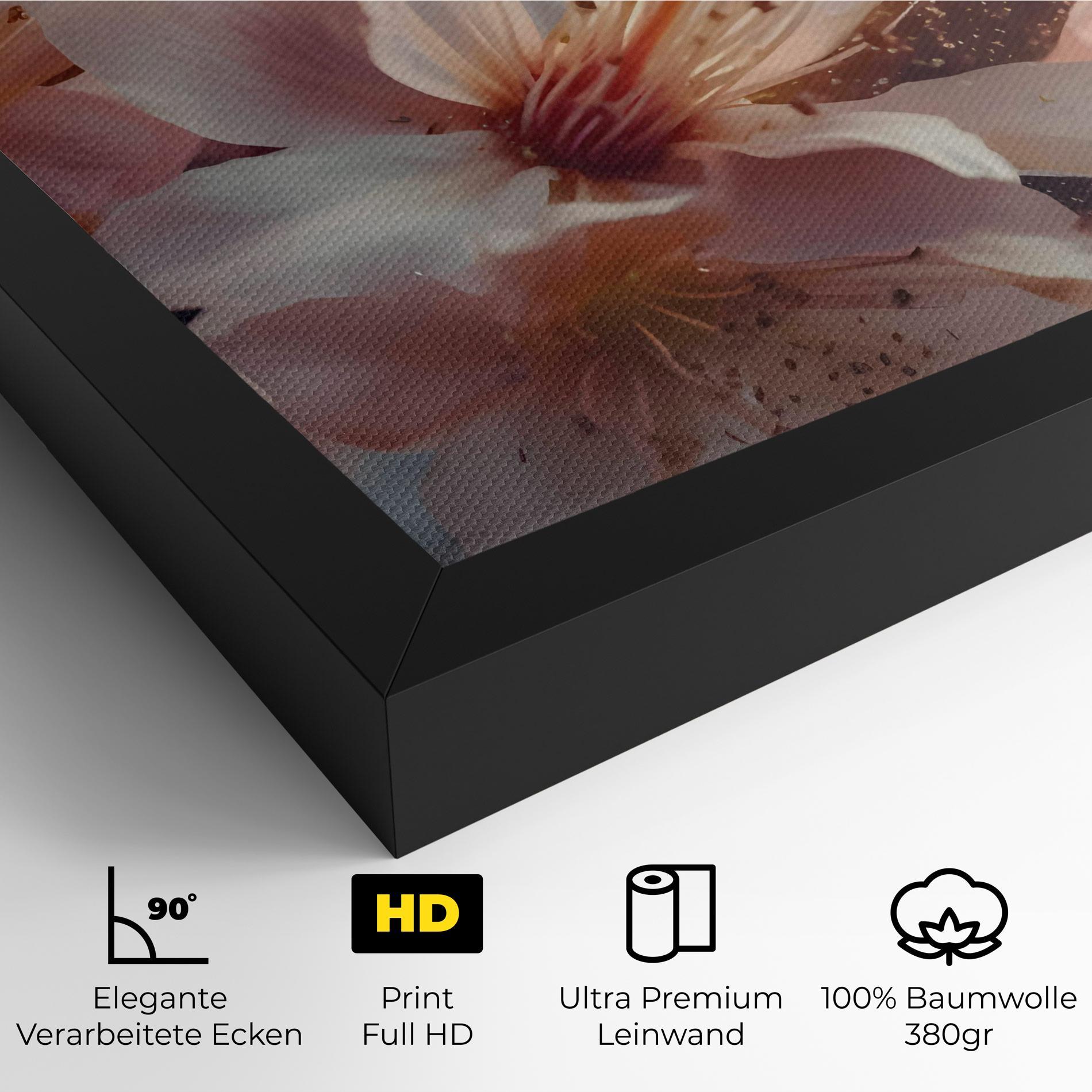 Leinwandbild Flower Spring Art mockup 4