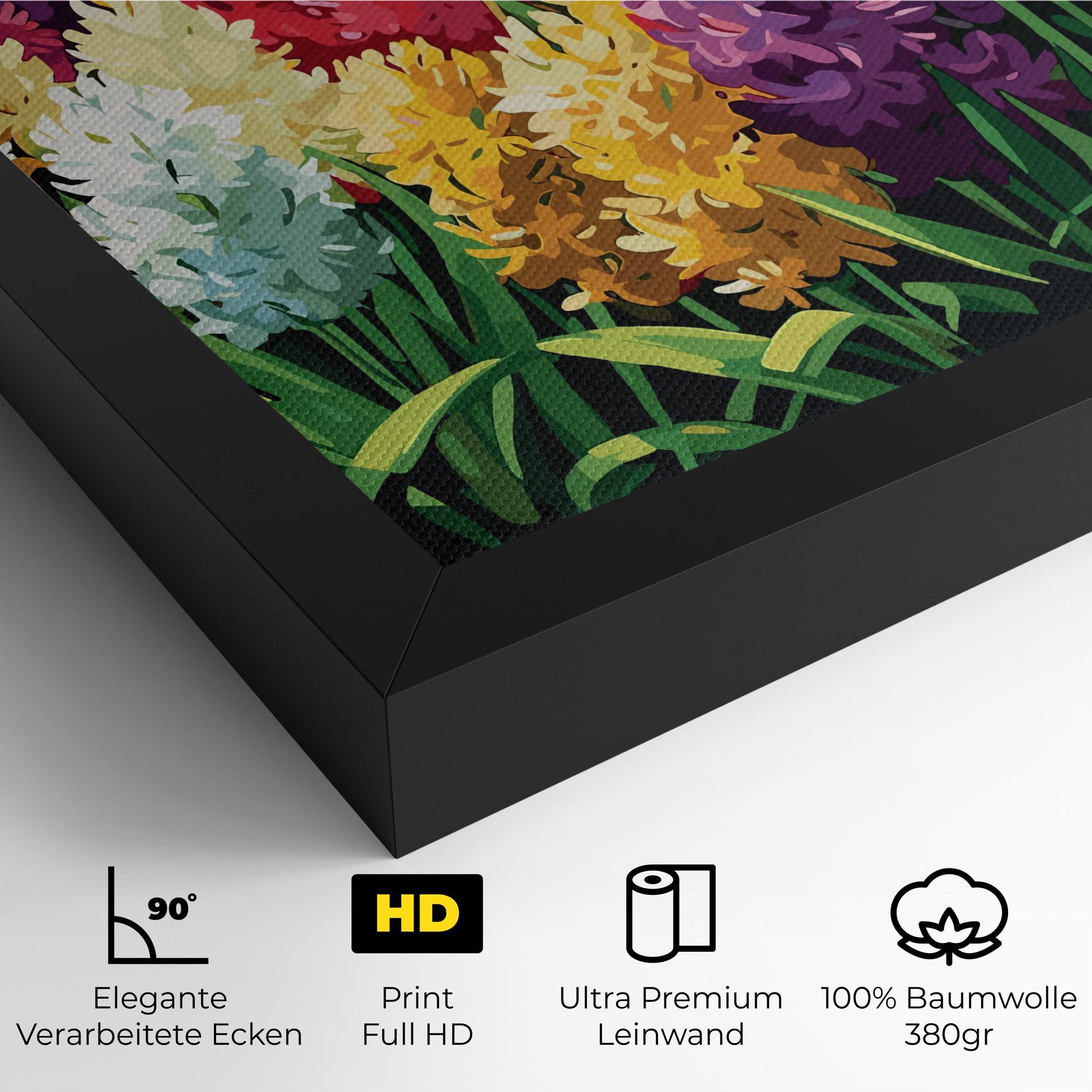 Leinwandbild Pretty Colorful Spring mockup 4