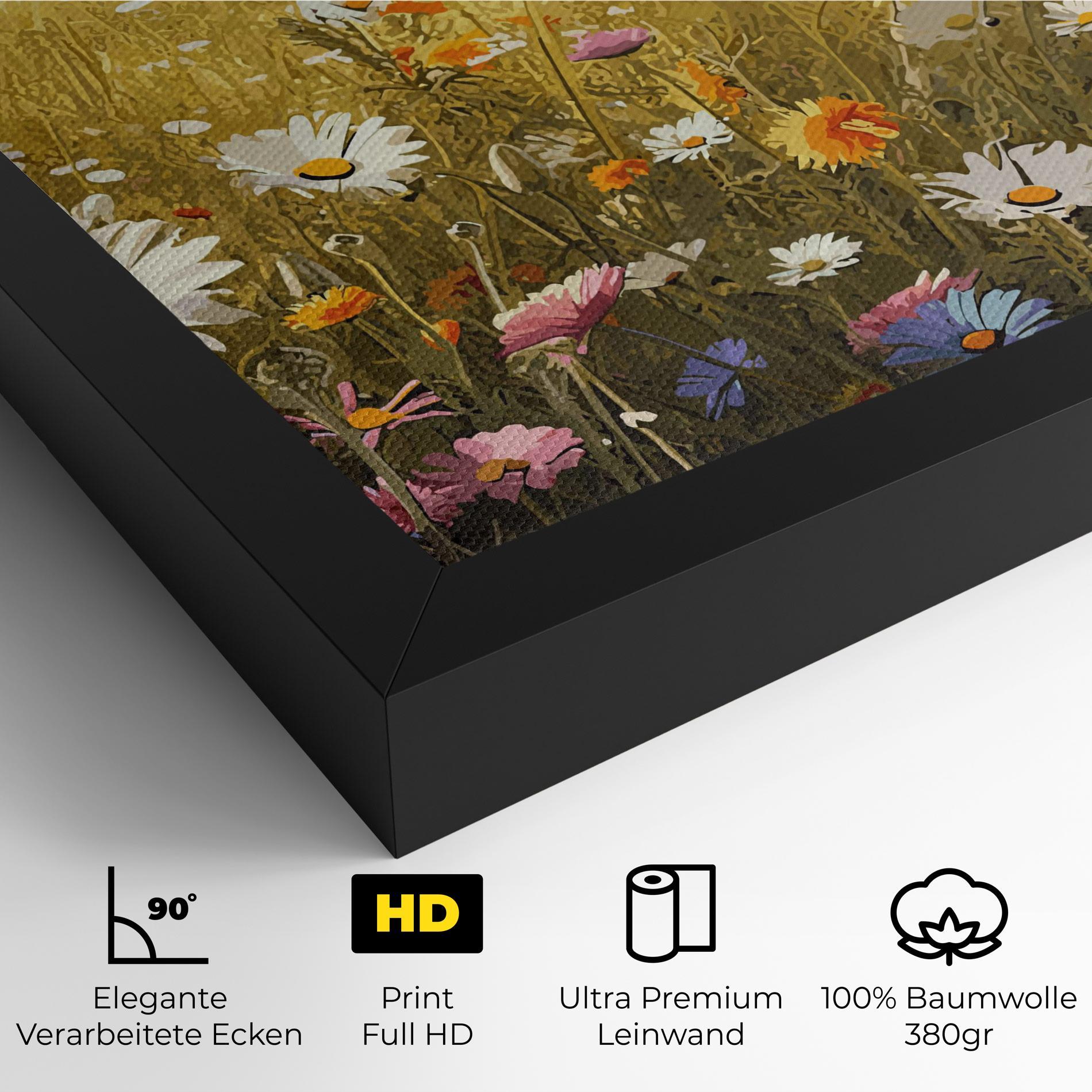 Leinwandbild Spring Field Art mockup 4