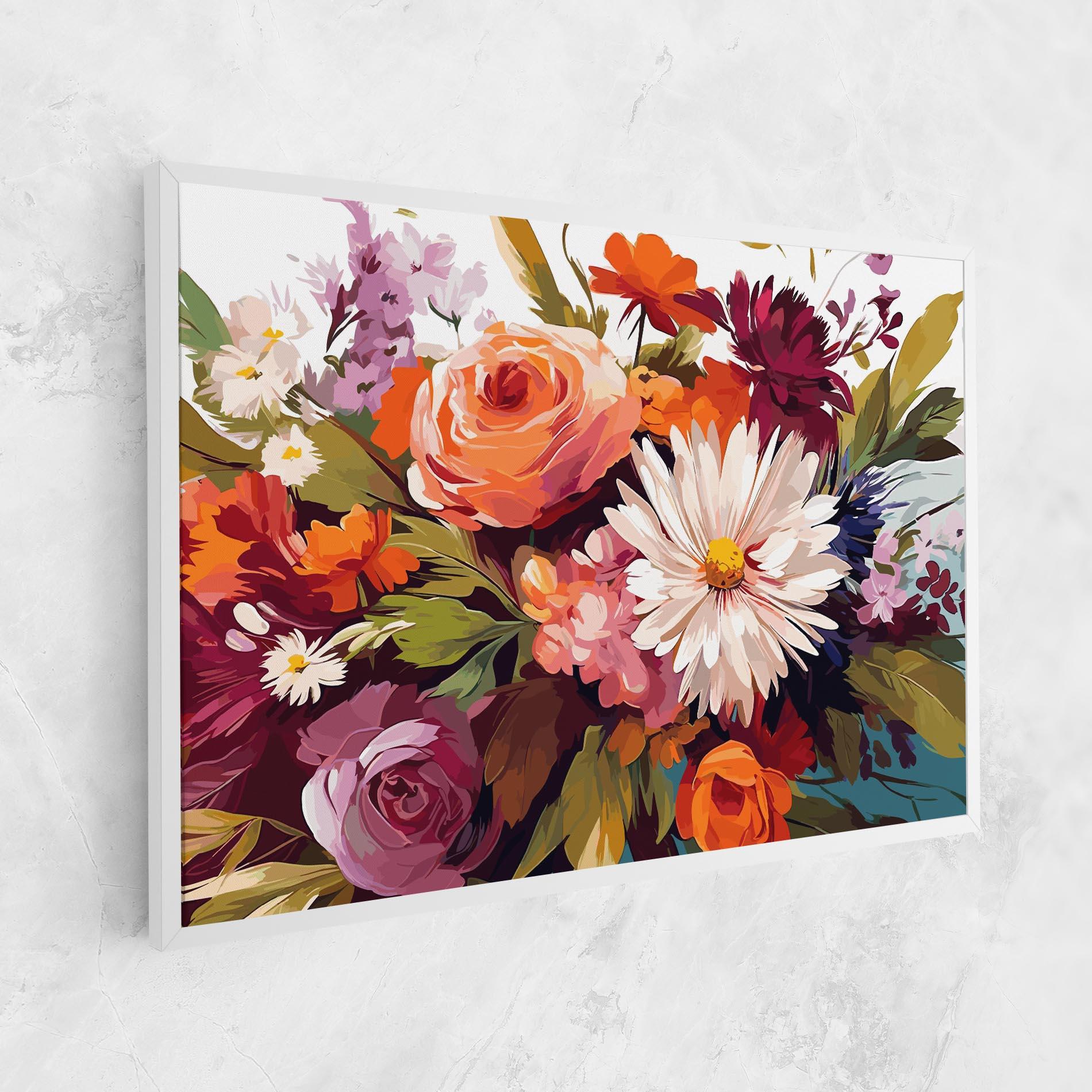 Leinwandbild Cream Orange Spring mockup 1