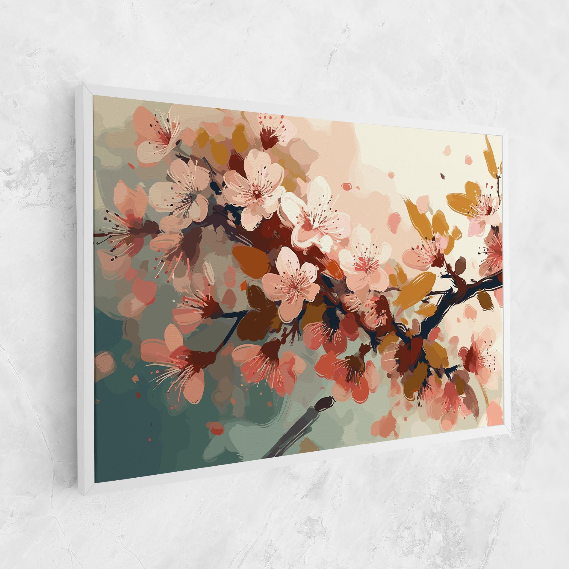 Leinwandbild Cute Spring Flower mockup 1