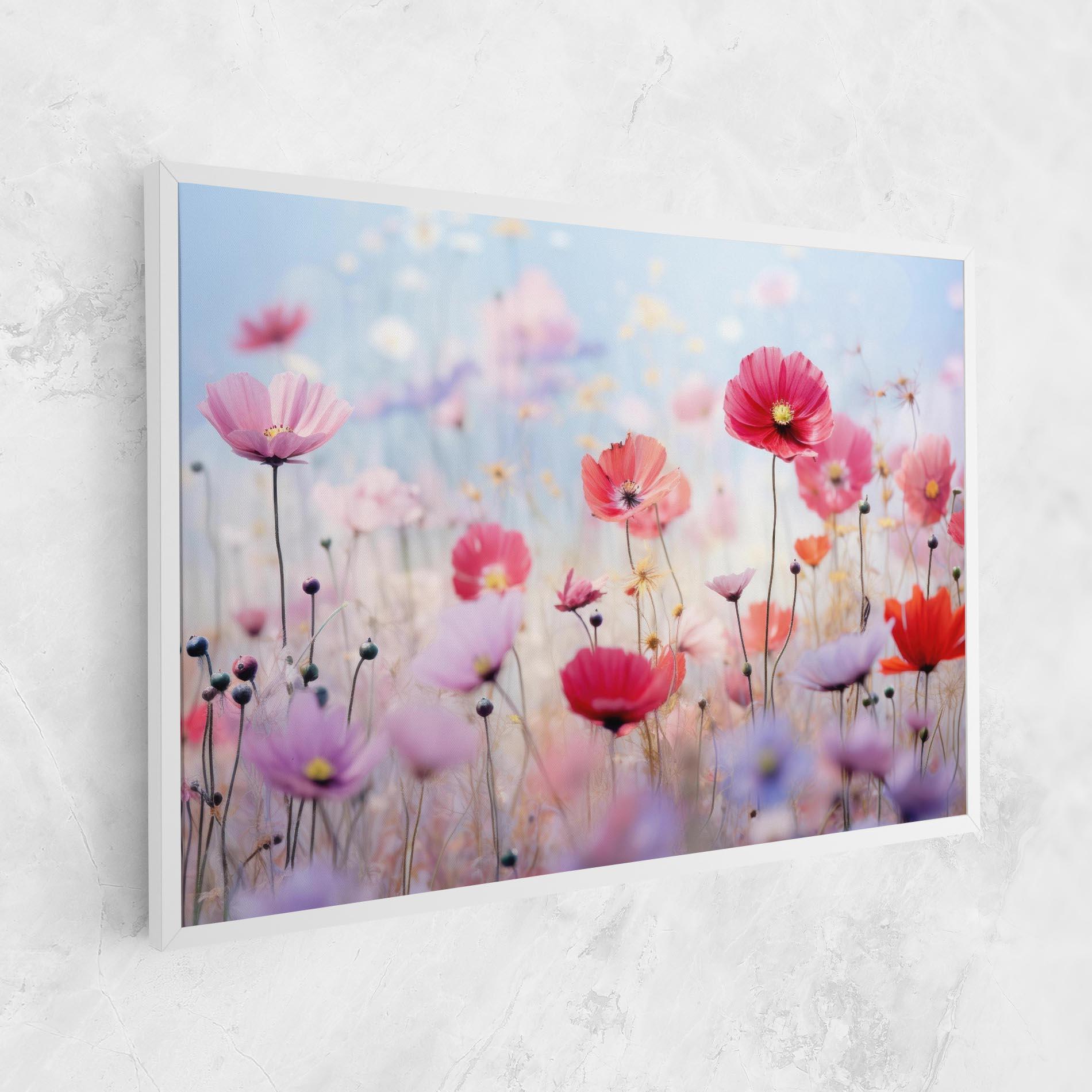 Leinwandbild Dreamy Sprig Pink Flower mockup 1