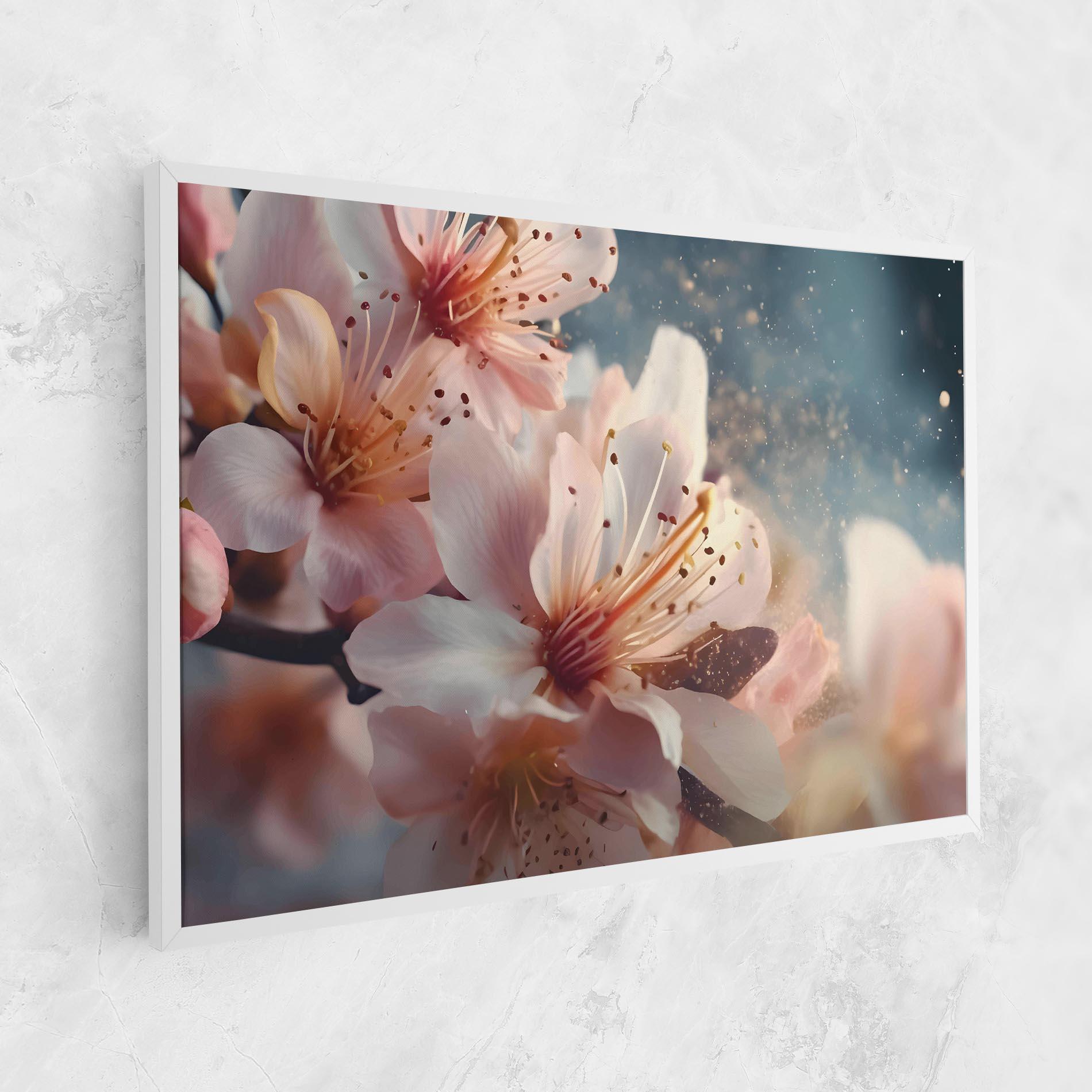Leinwandbild Flower Spring Art mockup 1