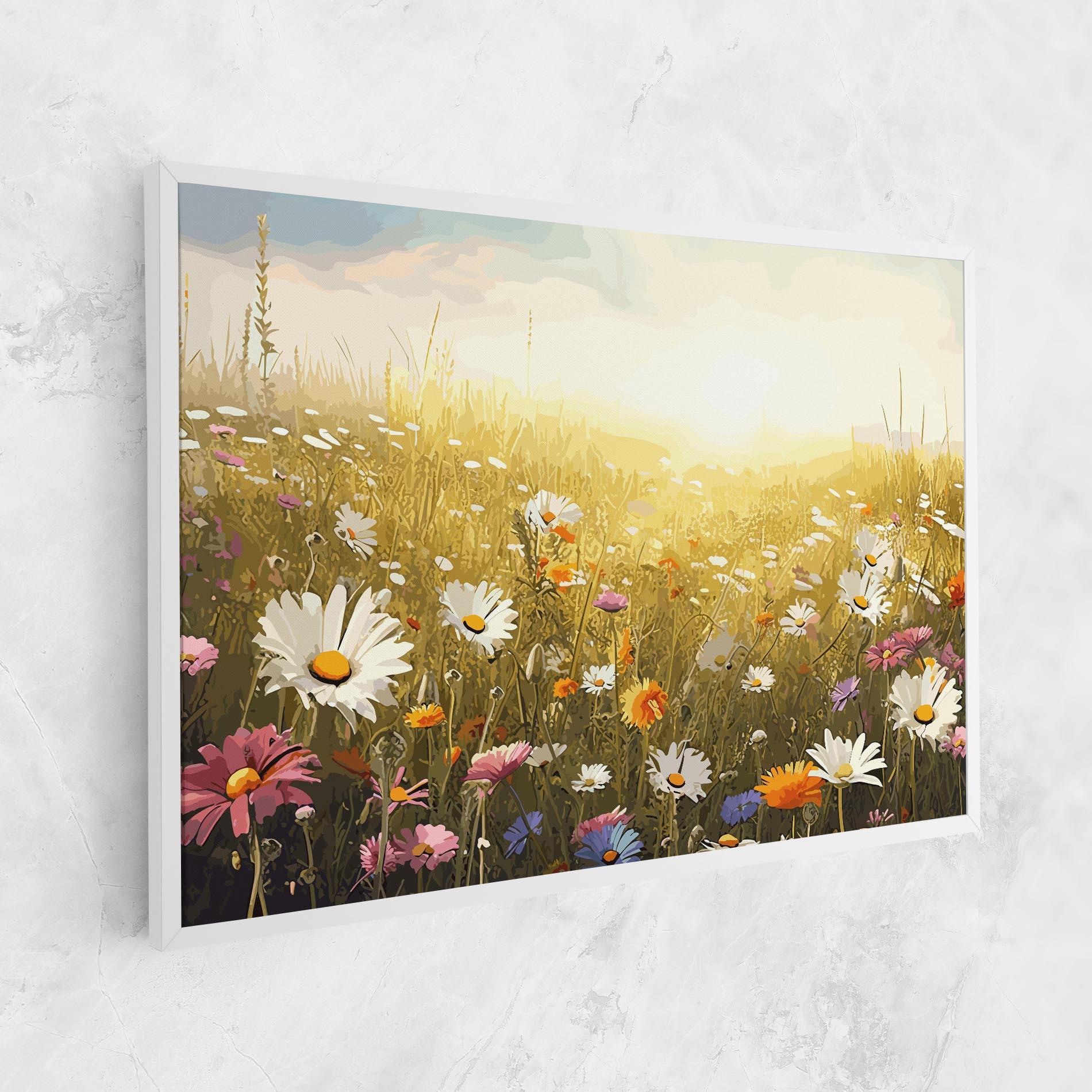 Leinwandbild Spring Field Art mockup 1