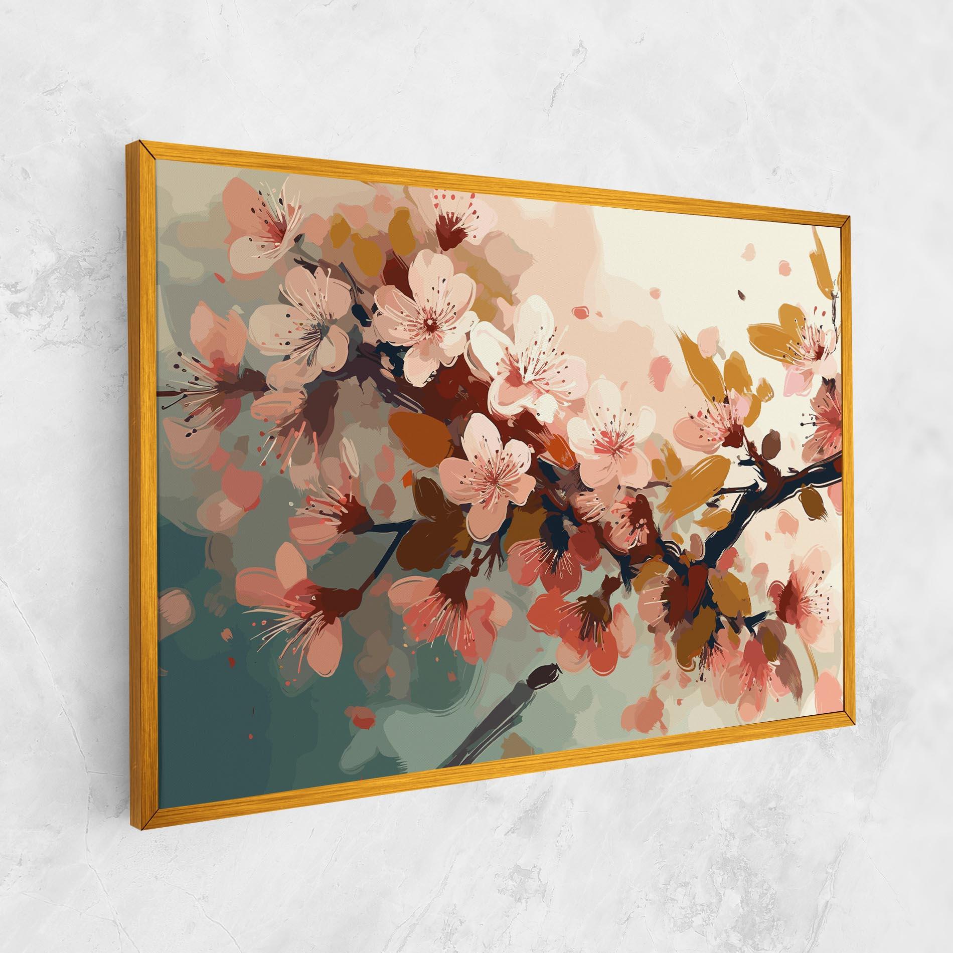 Leinwandbild Cute Spring Flower mockup 1