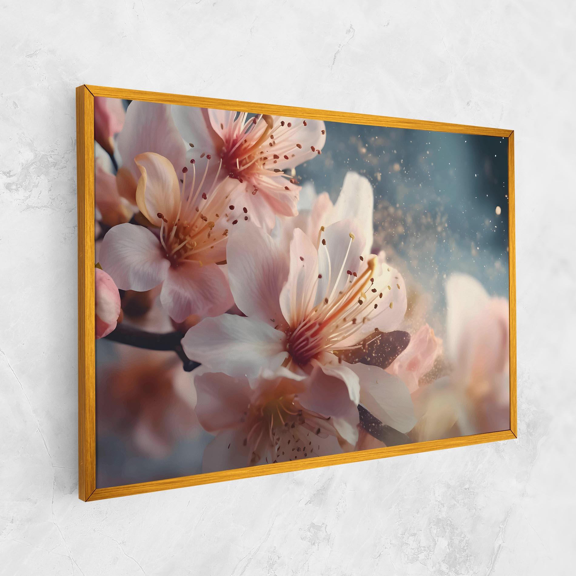 Leinwandbild Flower Spring Art mockup 1