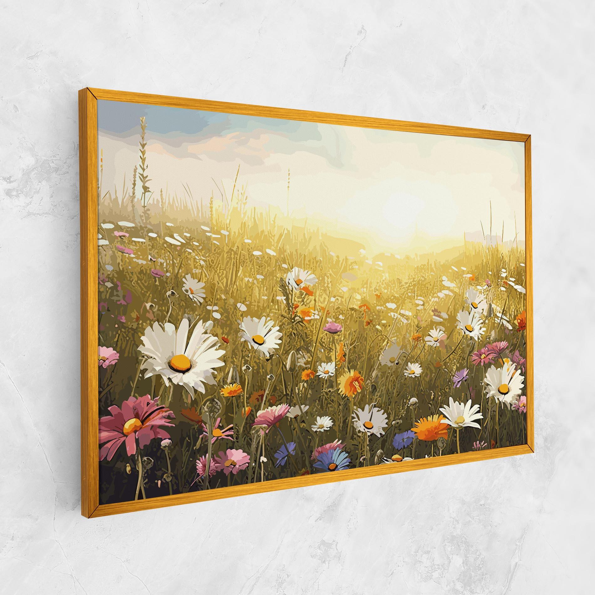 Leinwandbild Spring Field Art mockup 1
