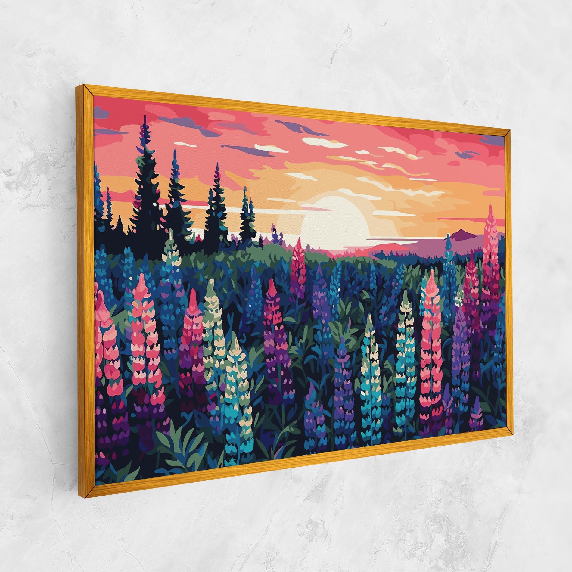 Leinwandbild Spring Sunset mockup 1