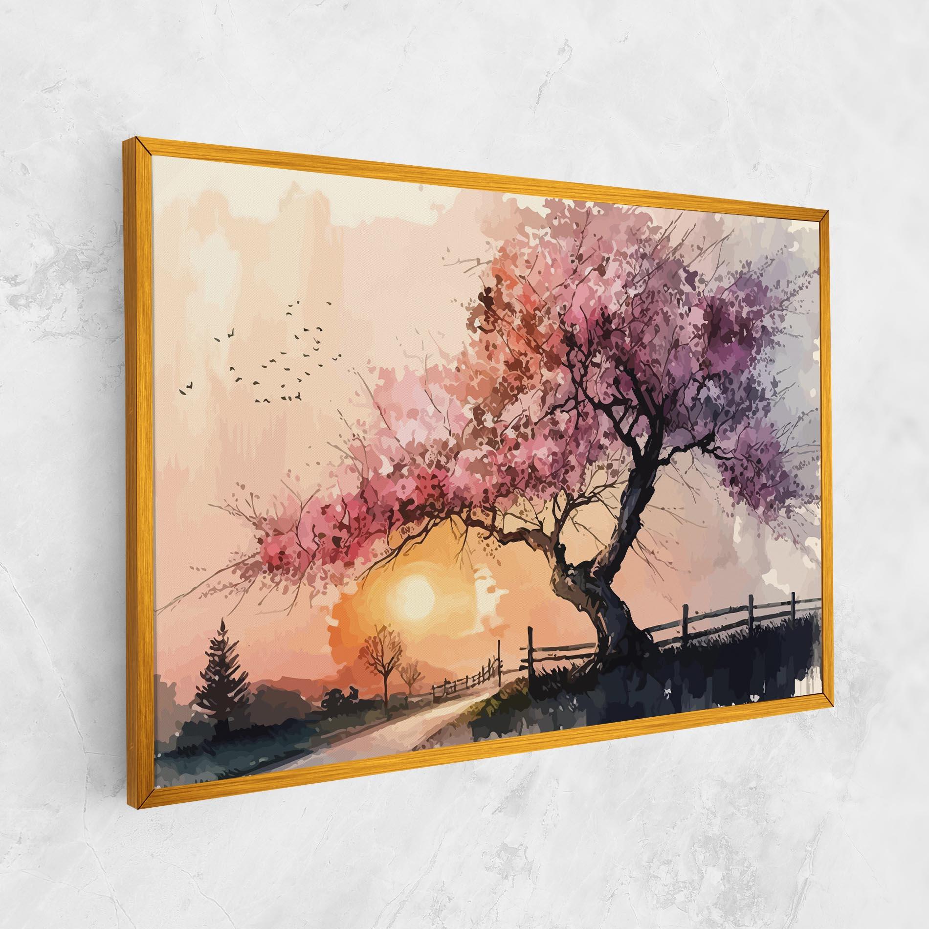 Leinwandbild Sunset Spring mockup 1
