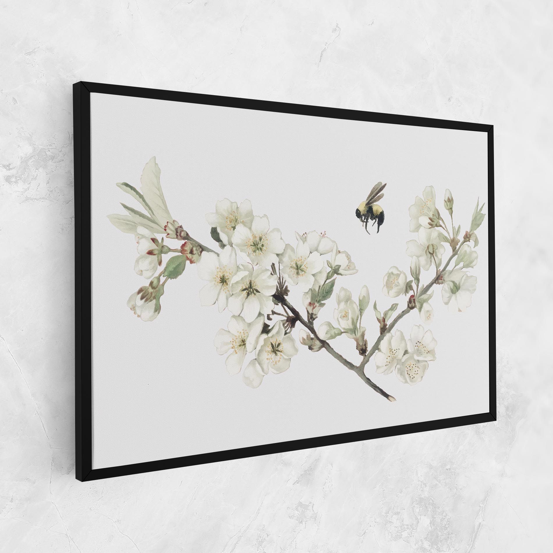 Bee Spring Flower mockup 1