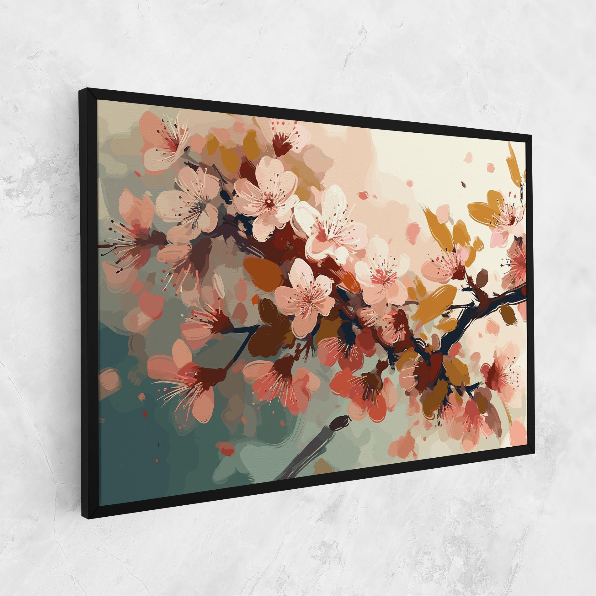 Leinwandbild Cute Spring Flower mockup 1