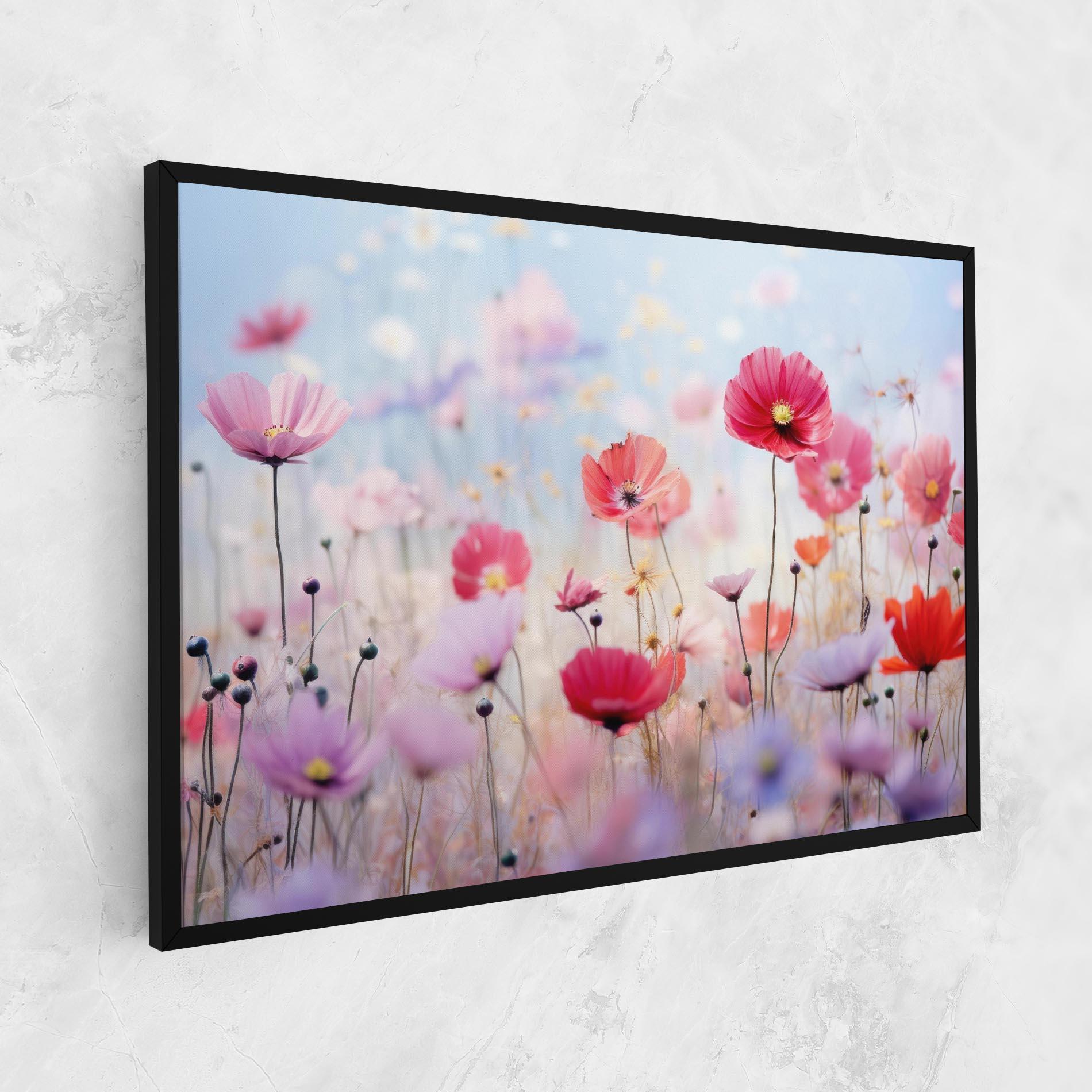 Leinwandbild Dreamy Sprig Pink Flower mockup 1