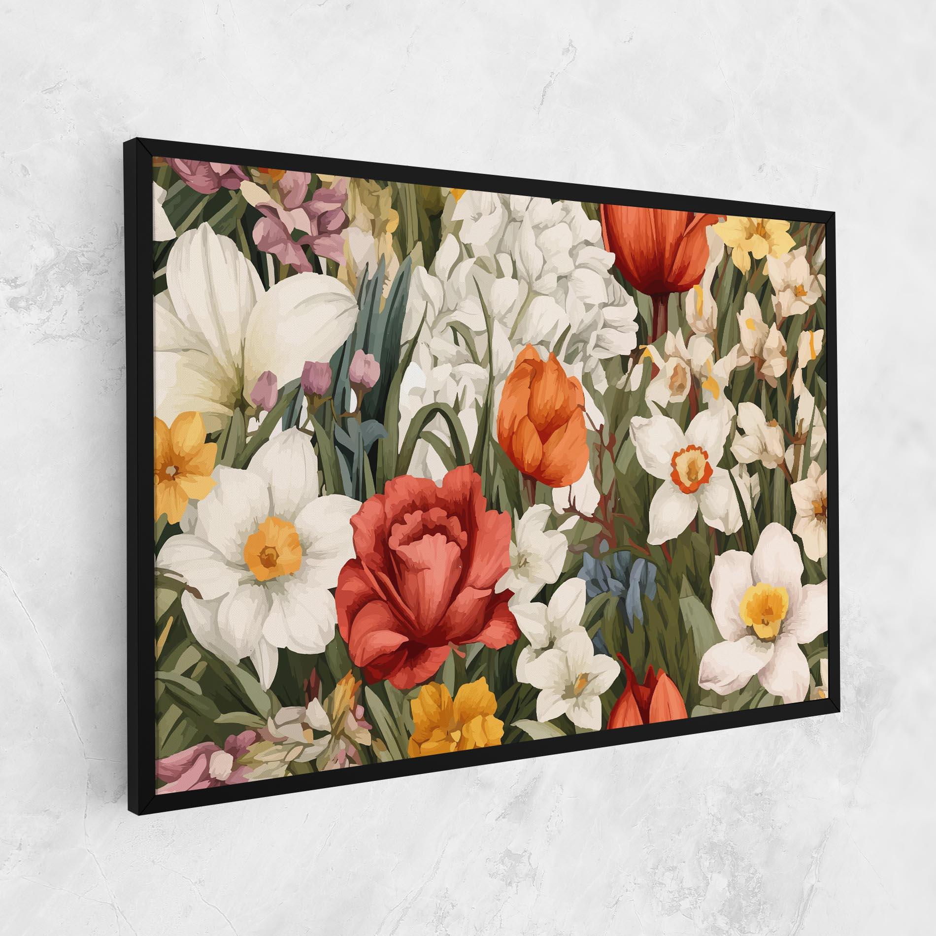 Leinwandbild Orange Red Spring mockup 1
