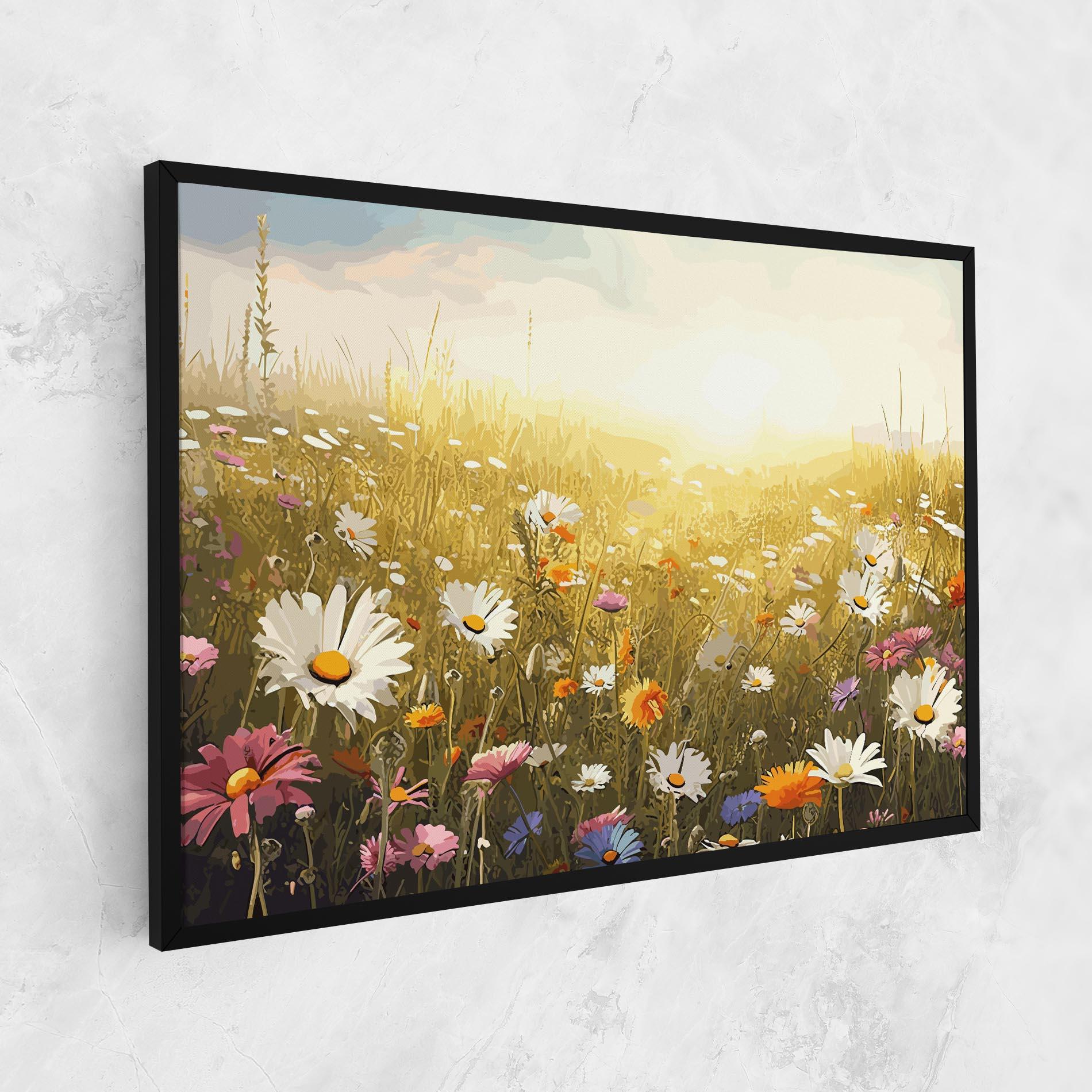 Leinwandbild Spring Field Art mockup 1