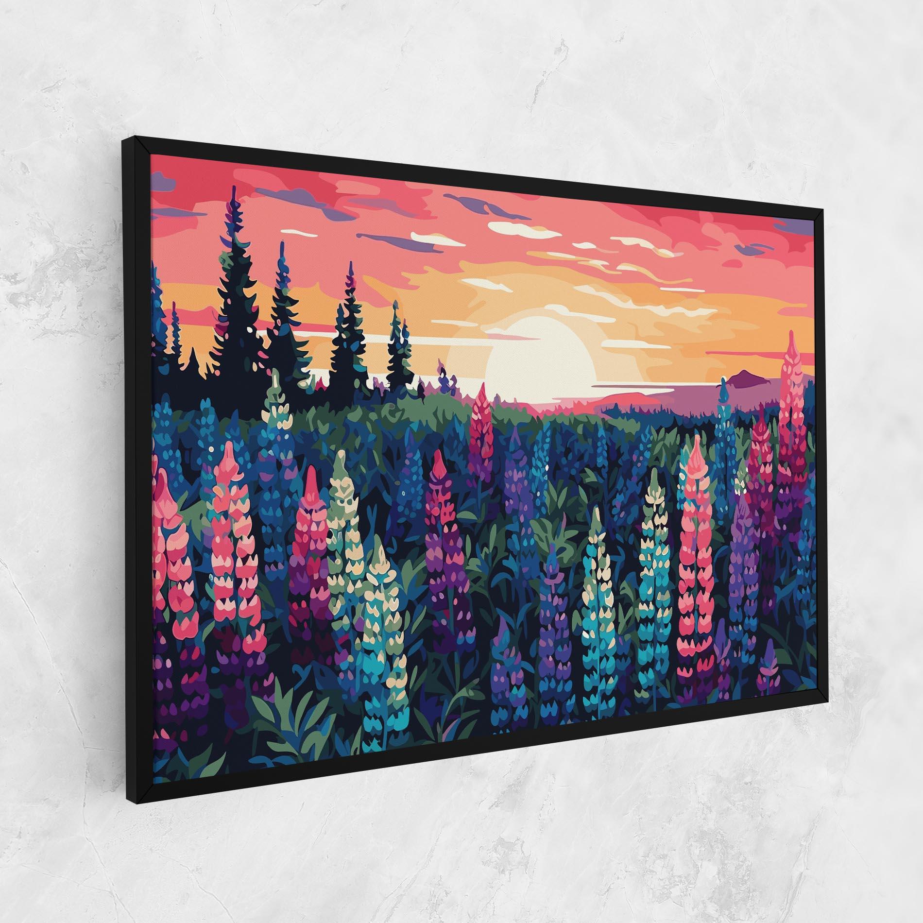 Leinwandbild Spring Sunset mockup 1