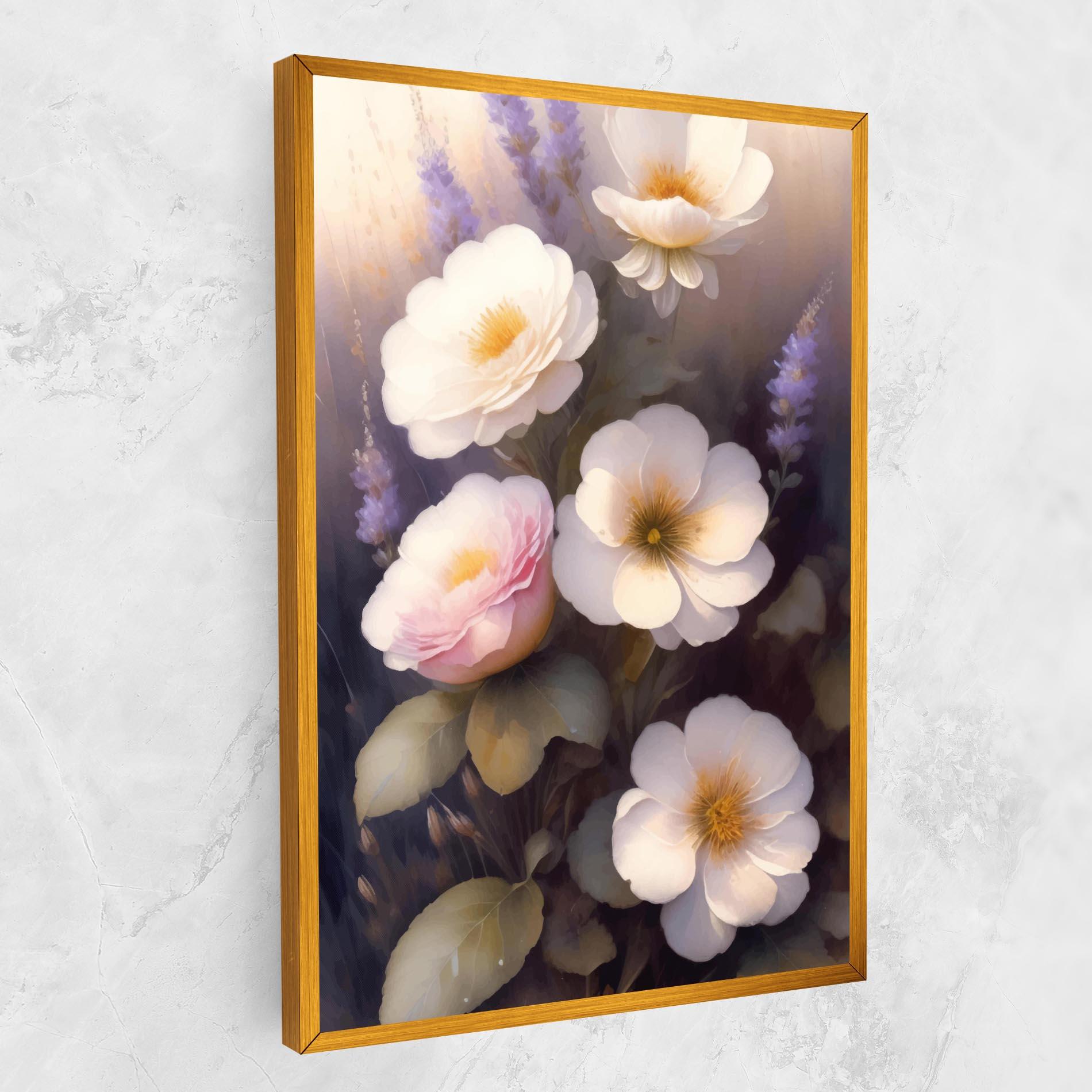 Leinwandbild Cream Flower Spring mockup 1