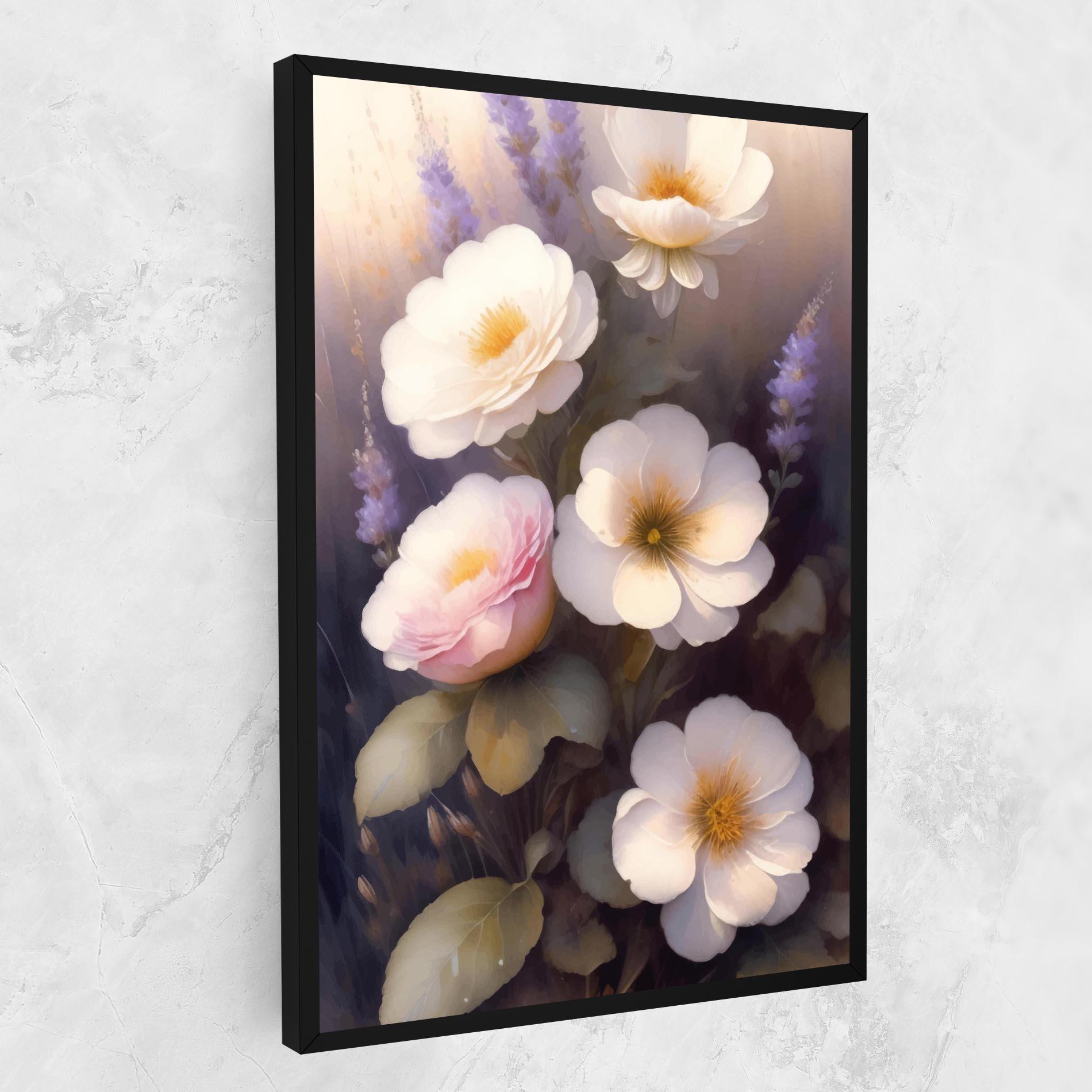 Leinwandbild Cream Flower Spring mockup 1