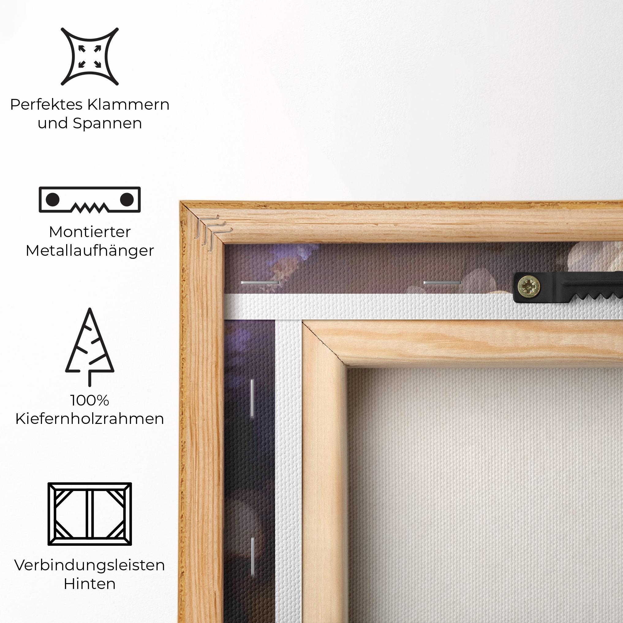 Leinwandbild Cream Flower Spring mockup 5