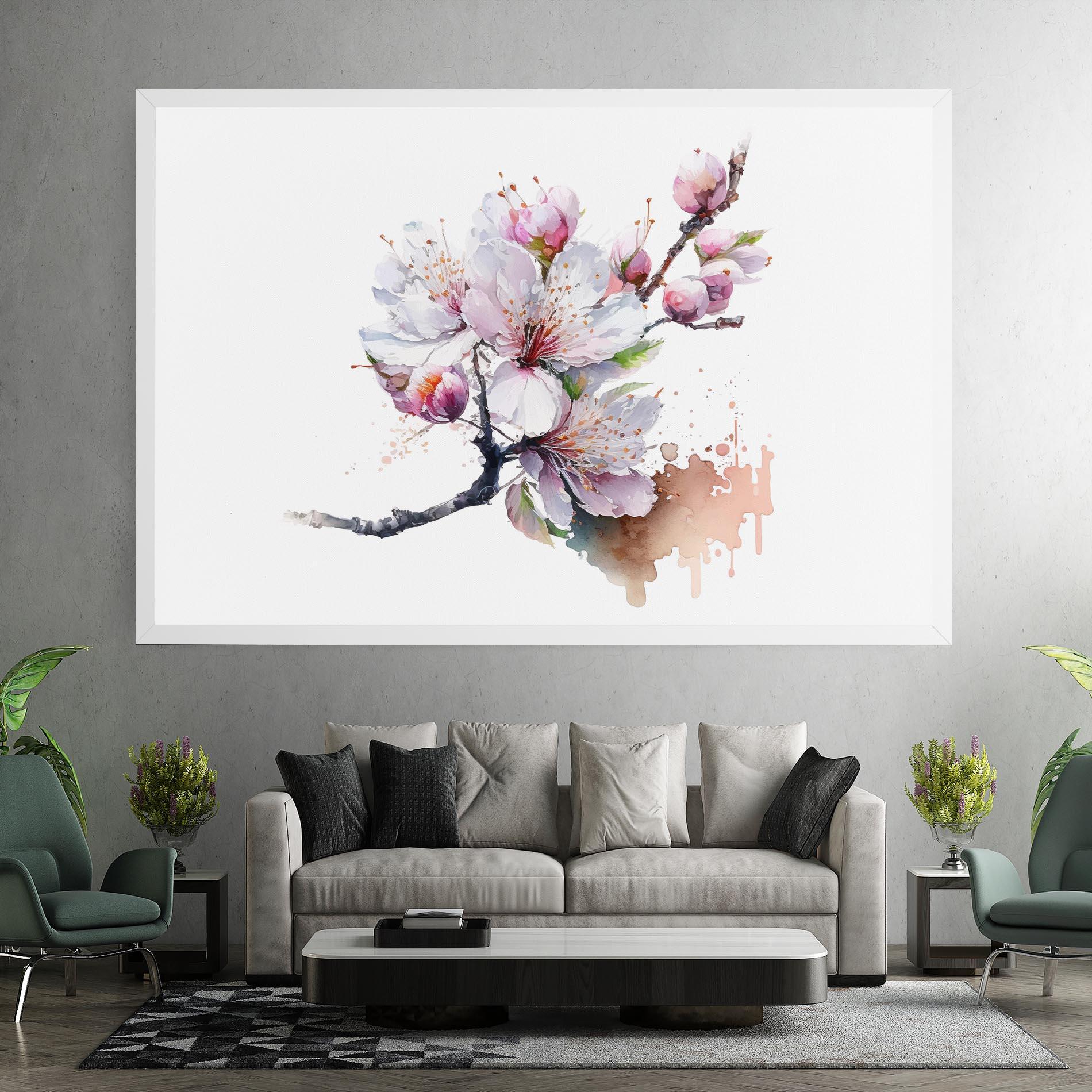 Leinwandbild Cherry Spring Art mockup 7