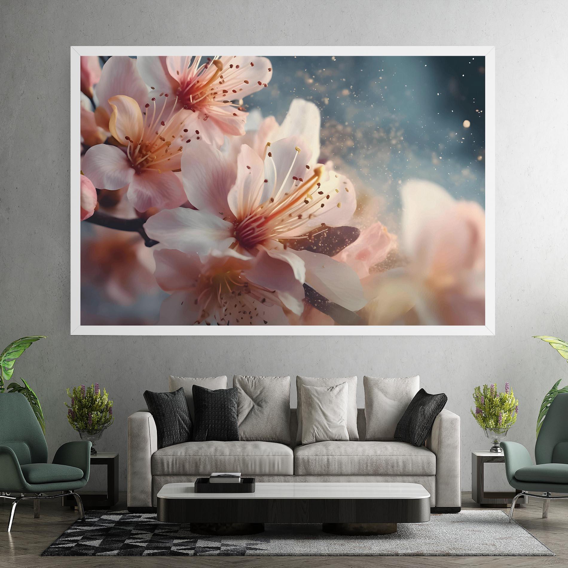 Leinwandbild Flower Spring Art mockup 7