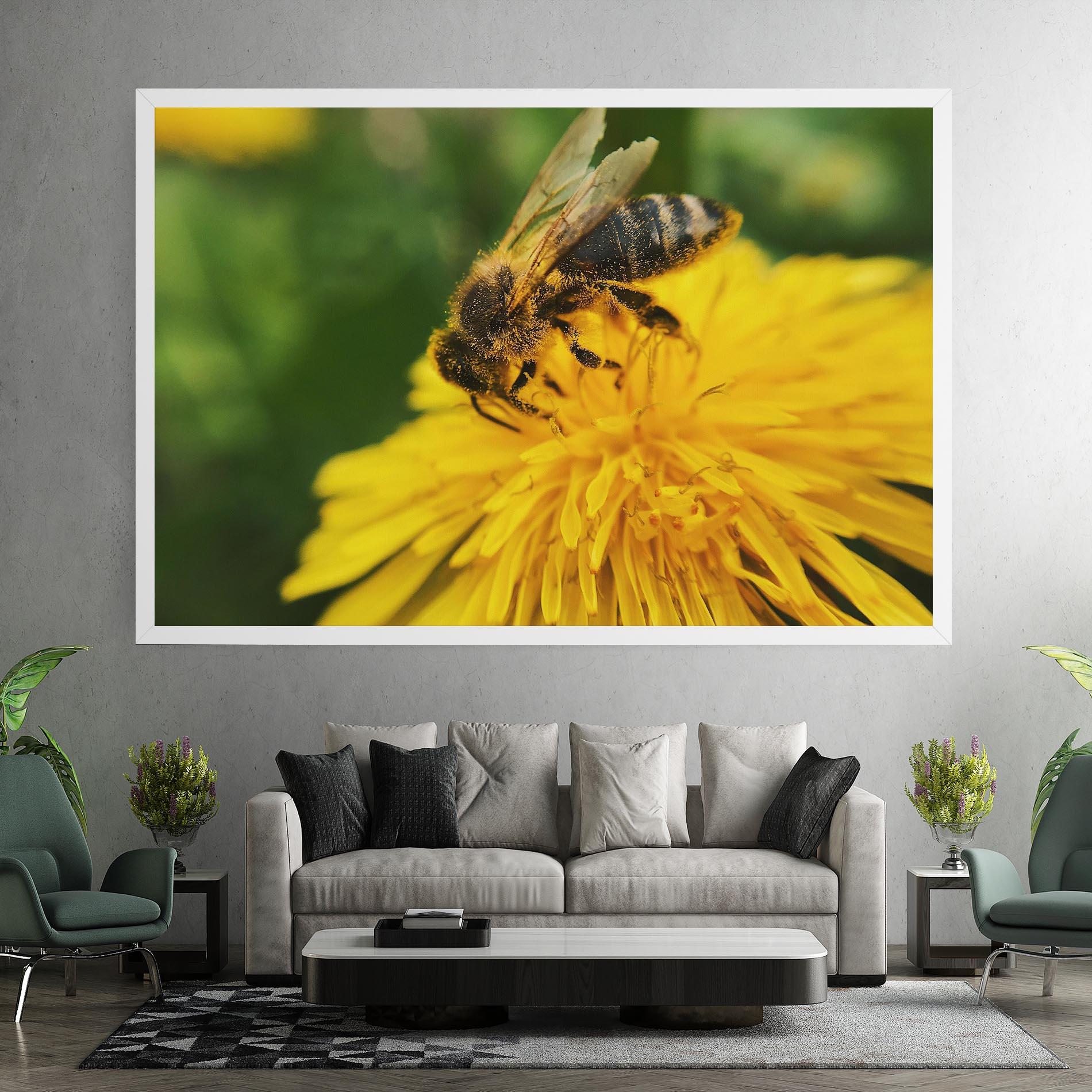 Leinwandbild Spring Bee mockup 7