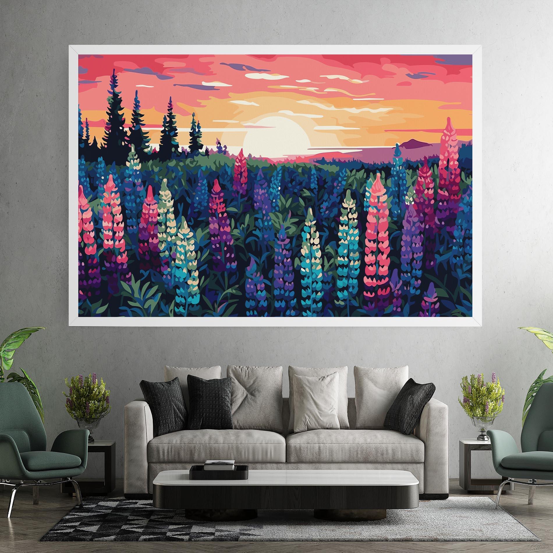 Leinwandbild Spring Sunset mockup 7