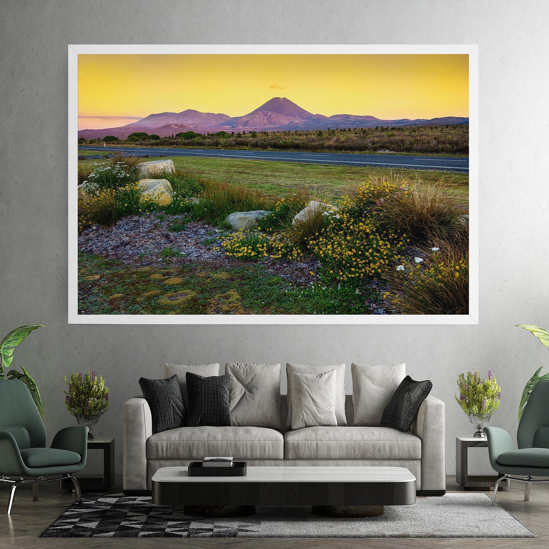 Leinwandbild Yellow Sky mockup 7