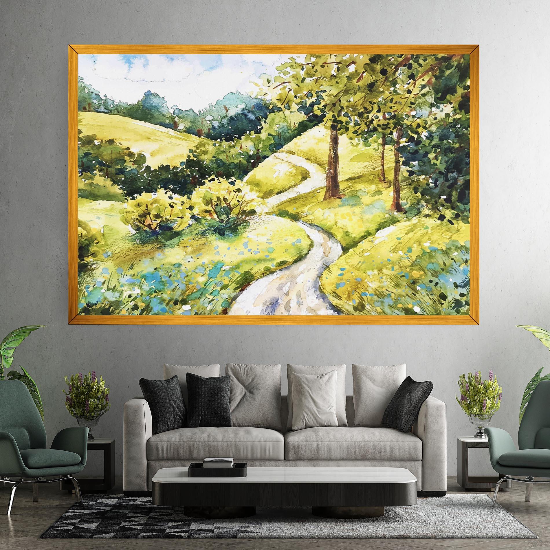 Leinwandbild Fresh Spring View mockup 7