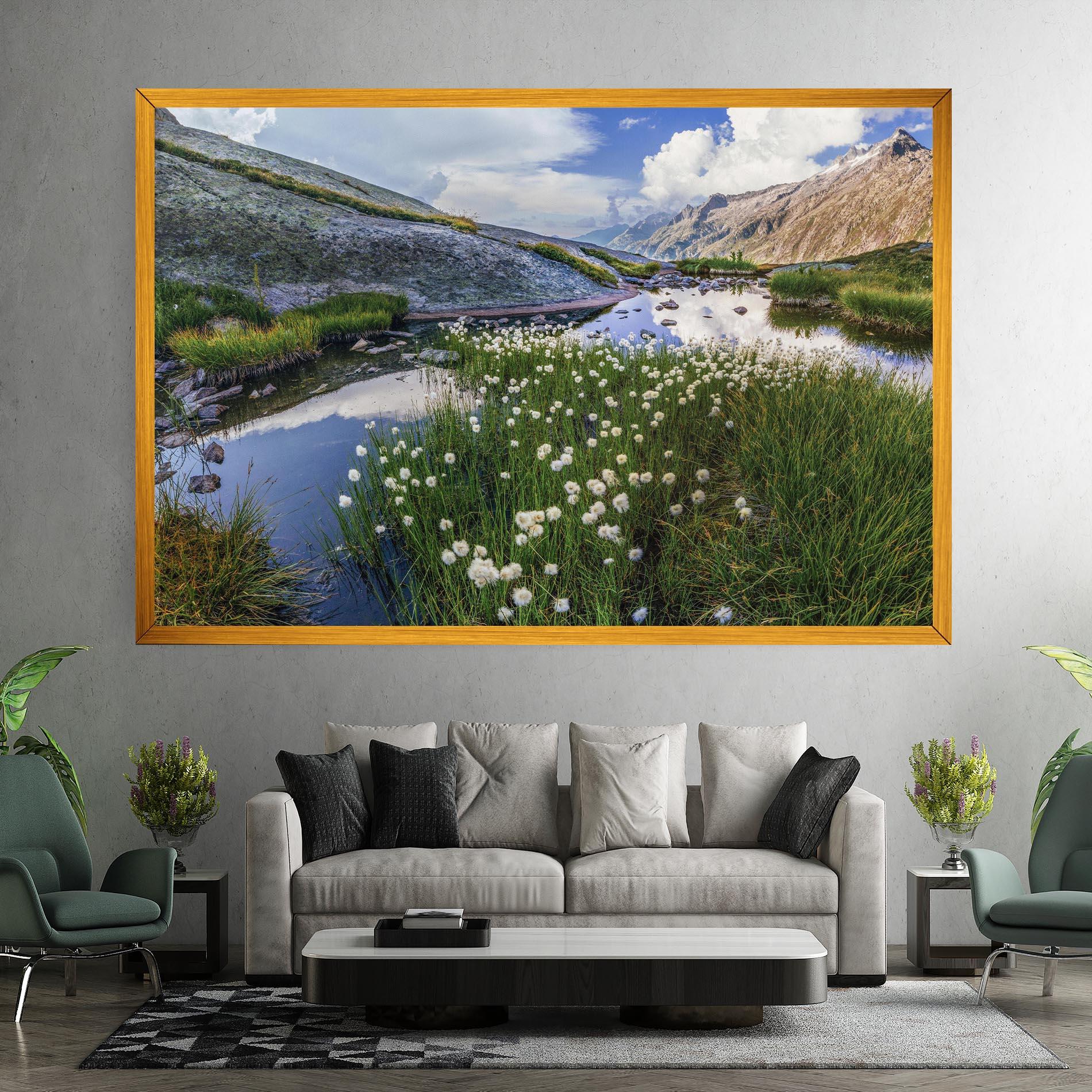 Leinwandbild Lake Spring View mockup 7