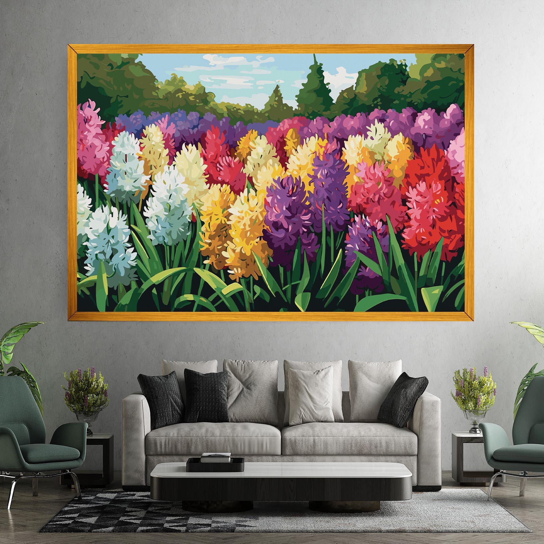 Leinwandbild Pretty Colorful Spring mockup 7