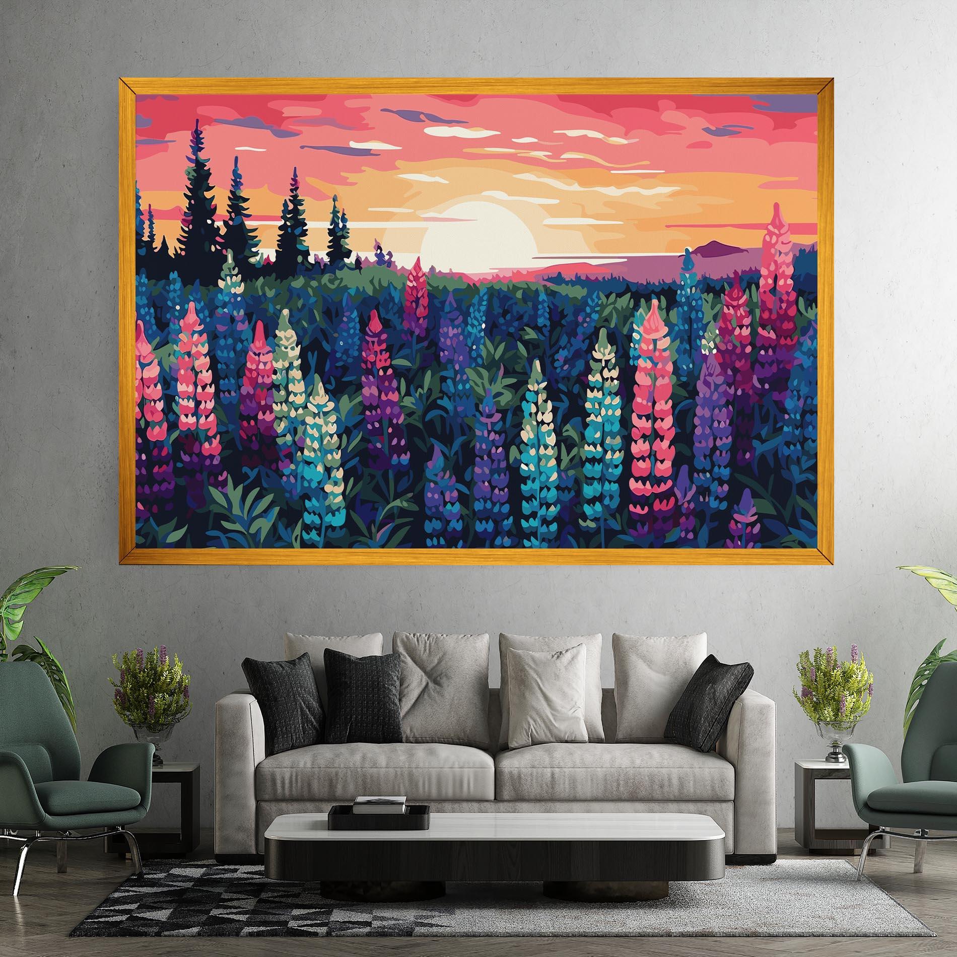 Leinwandbild Spring Sunset mockup 7