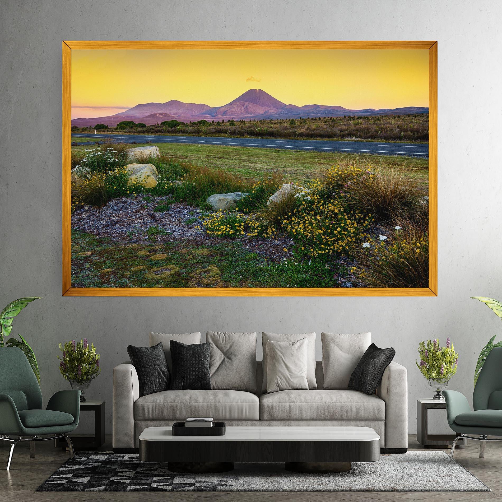 Leinwandbild Yellow Sky mockup 7