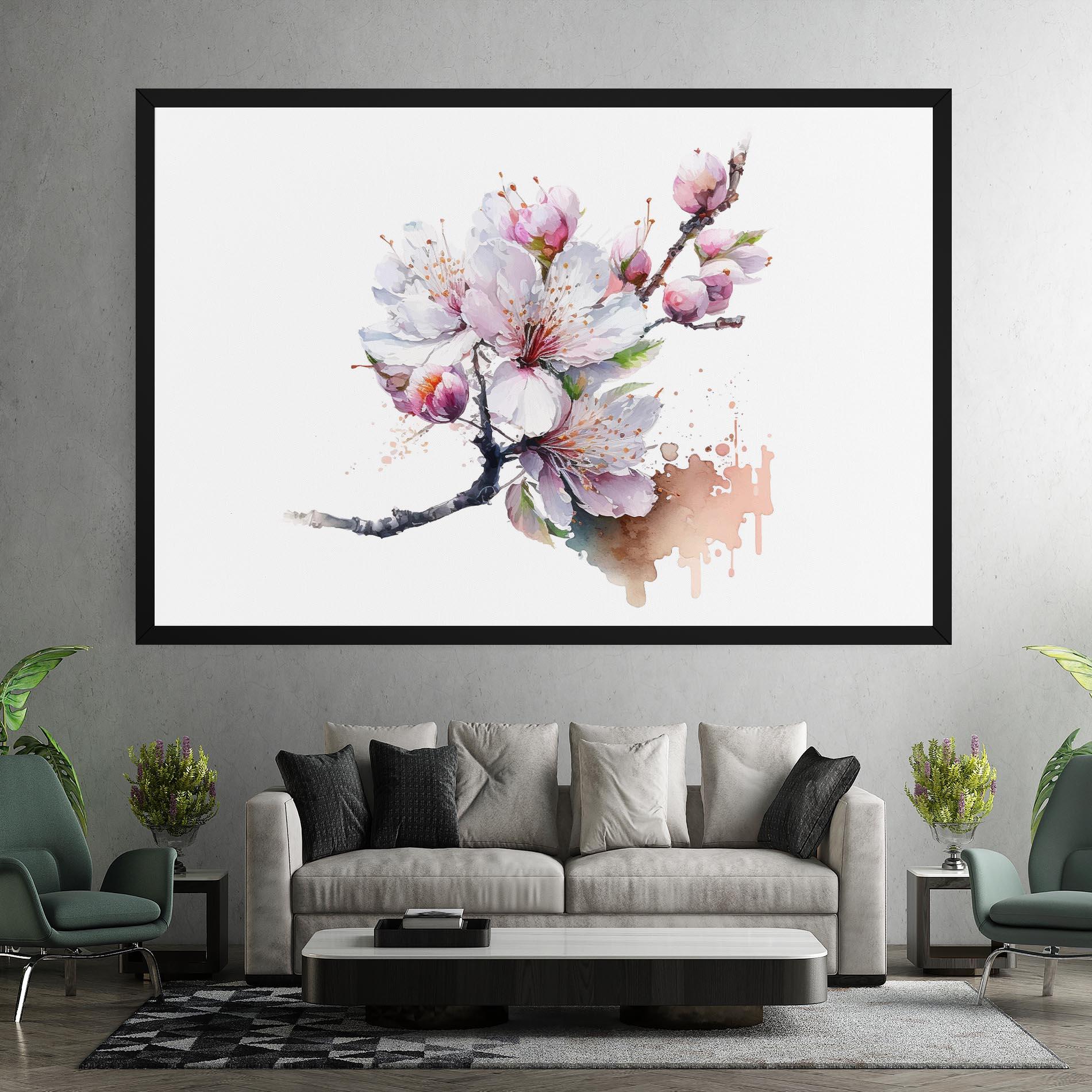 Leinwandbild Cherry Spring Art mockup 7