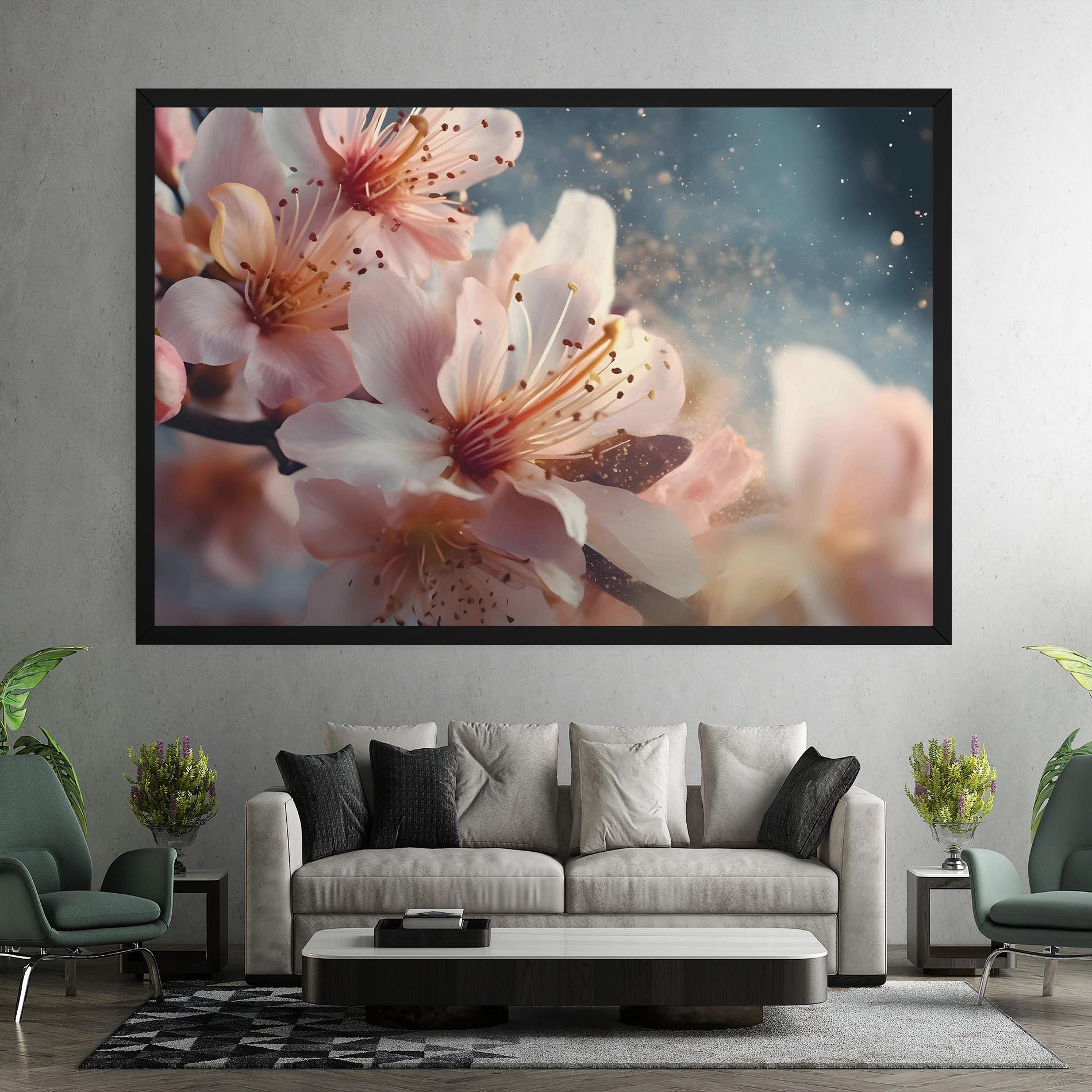 Leinwandbild Flower Spring Art mockup 7