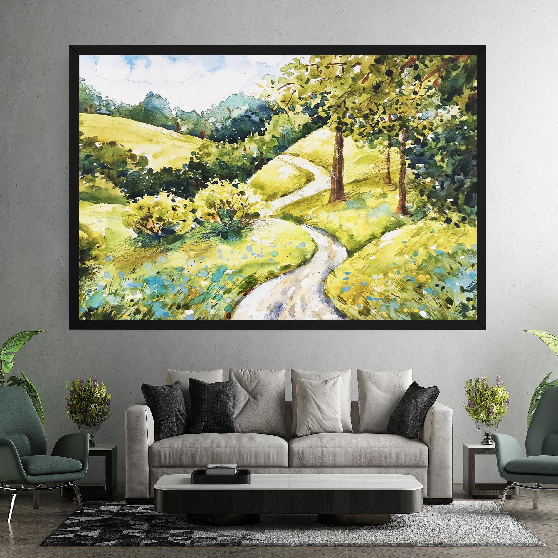 Leinwandbild Fresh Spring View mockup 7