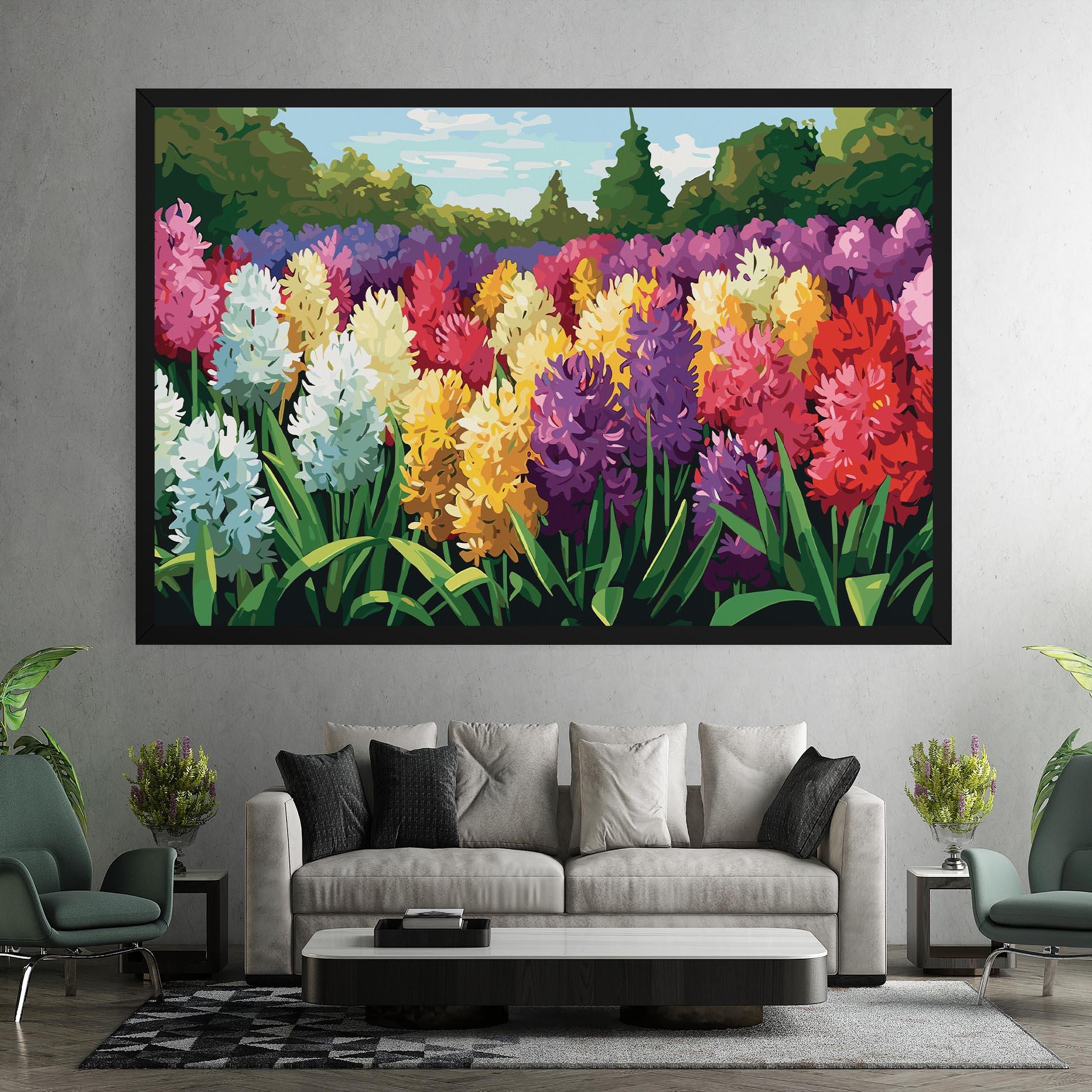 Leinwandbild Pretty Colorful Spring mockup 7