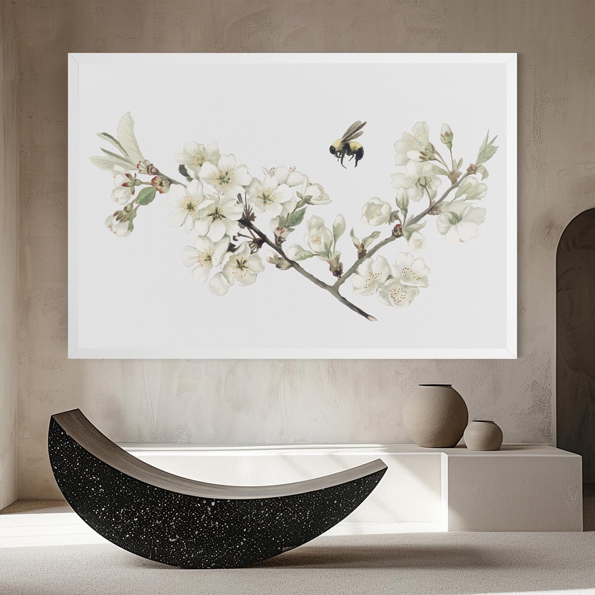 Bee Spring Flower mockup 8