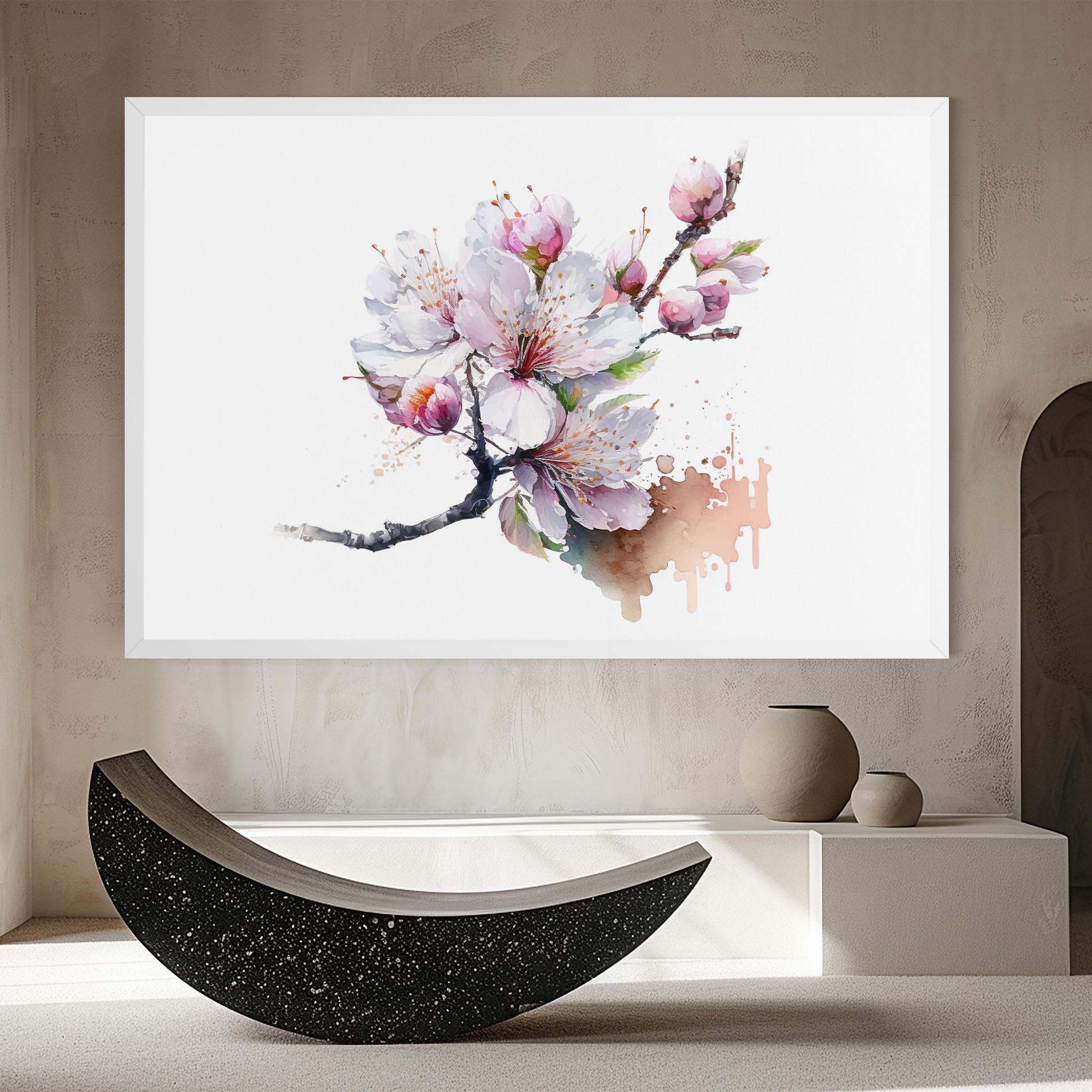 Leinwandbild Cherry Spring Art mockup 8