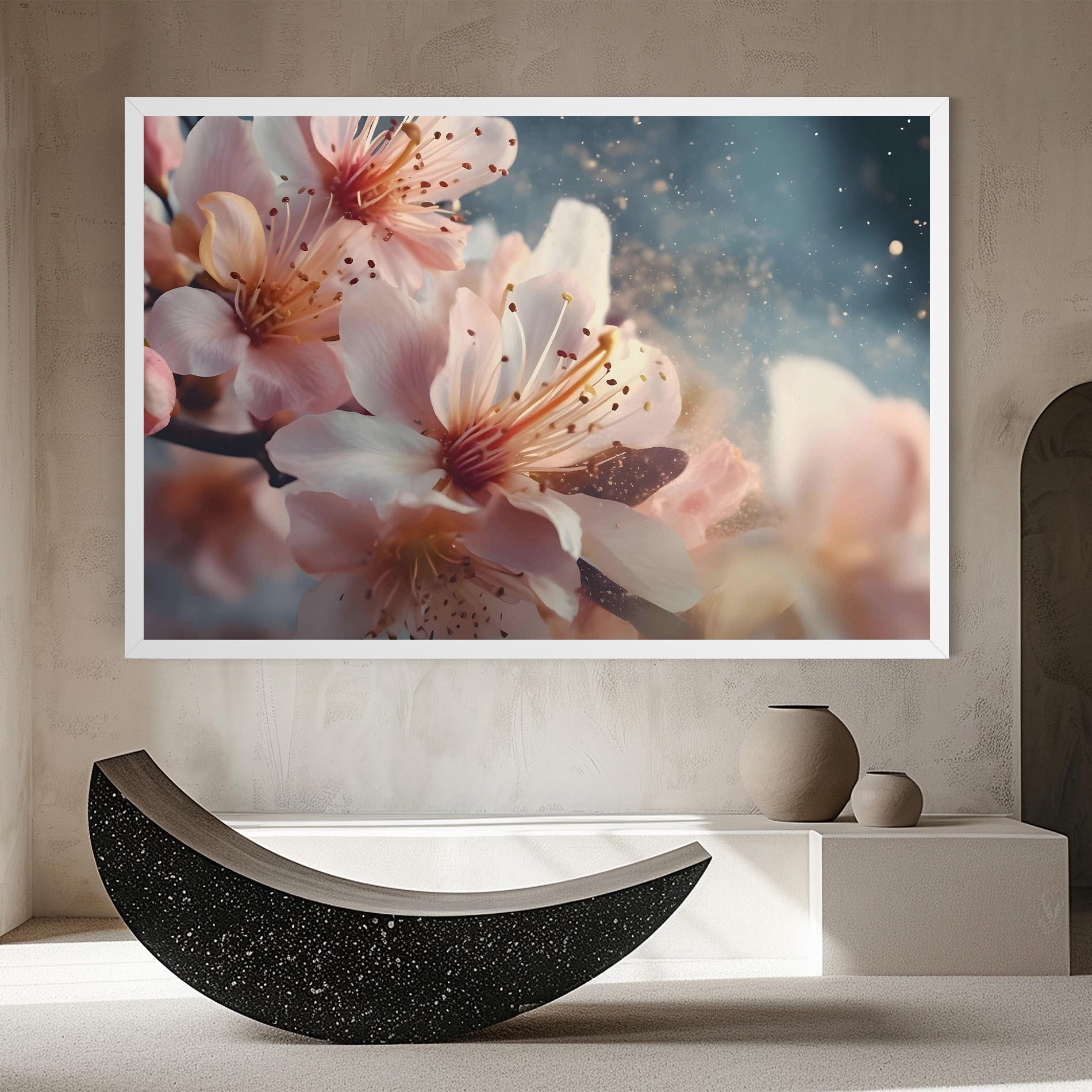 Leinwandbild Flower Spring Art mockup 8