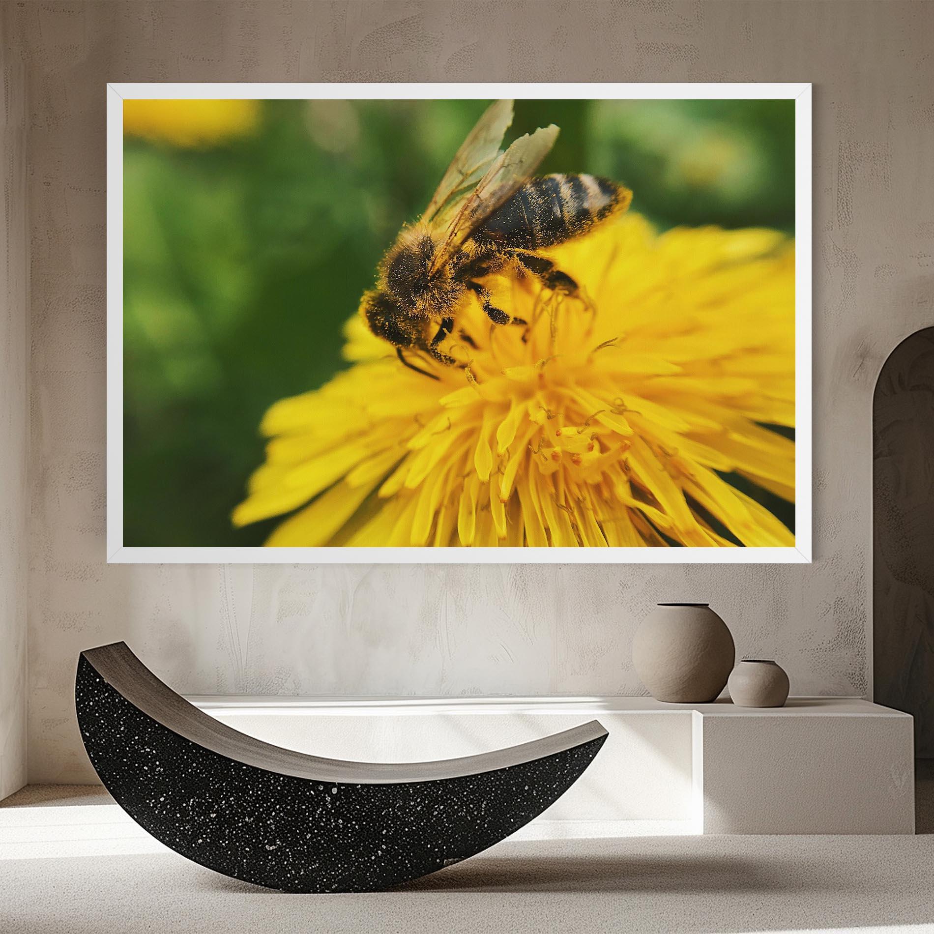 Leinwandbild Spring Bee mockup 8