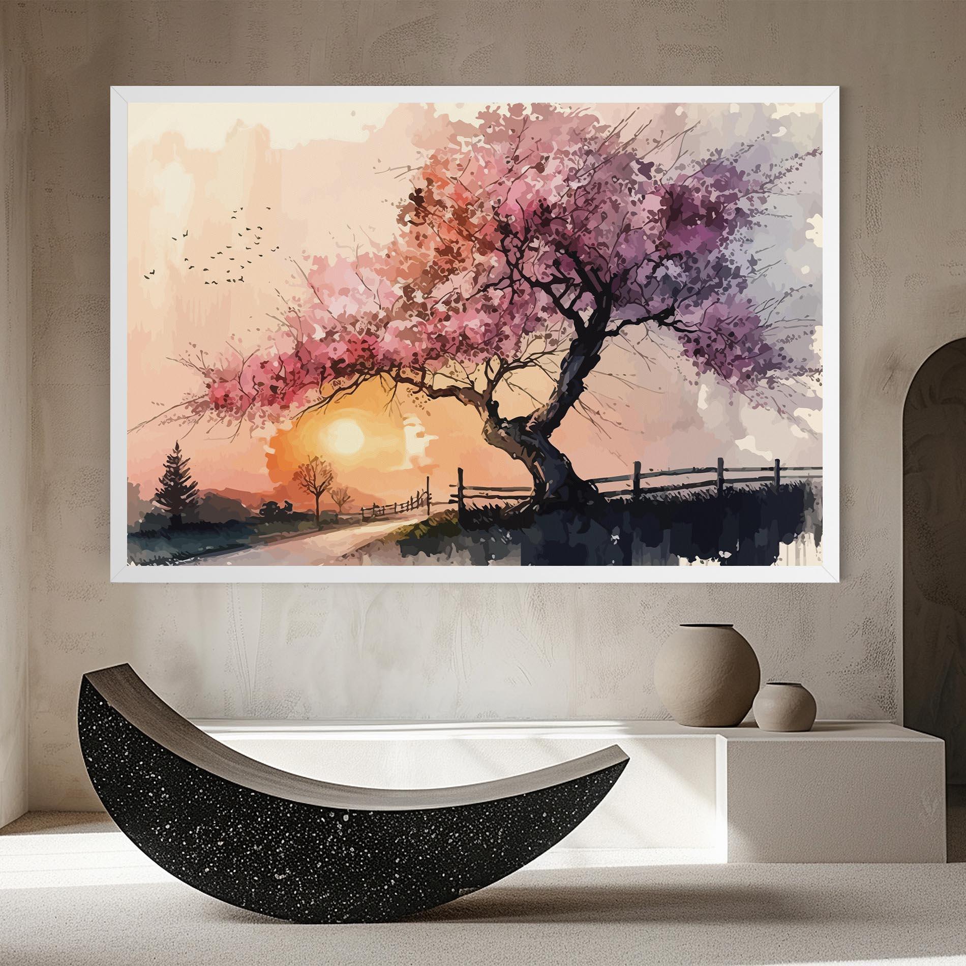 Leinwandbild Sunset Spring mockup 8