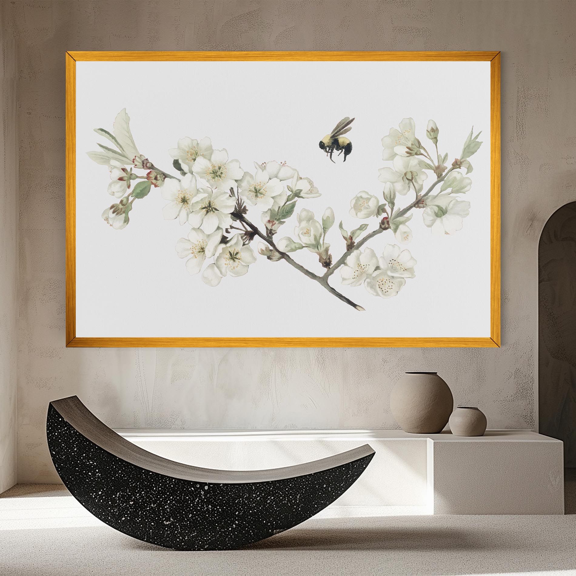 Bee Spring Flower mockup 8