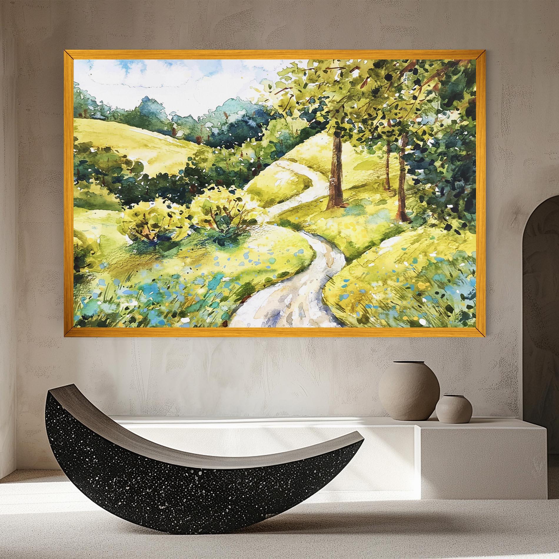 Leinwandbild Fresh Spring View mockup 8