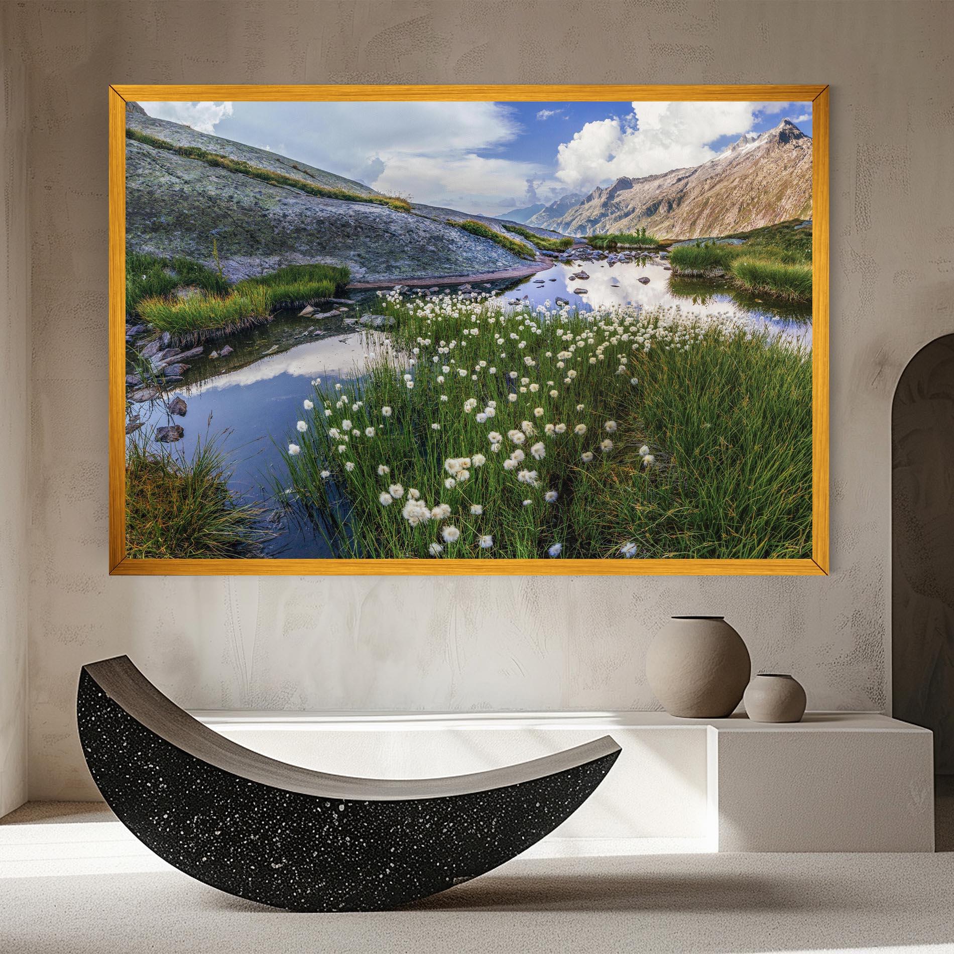 Leinwandbild Lake Spring View mockup 8