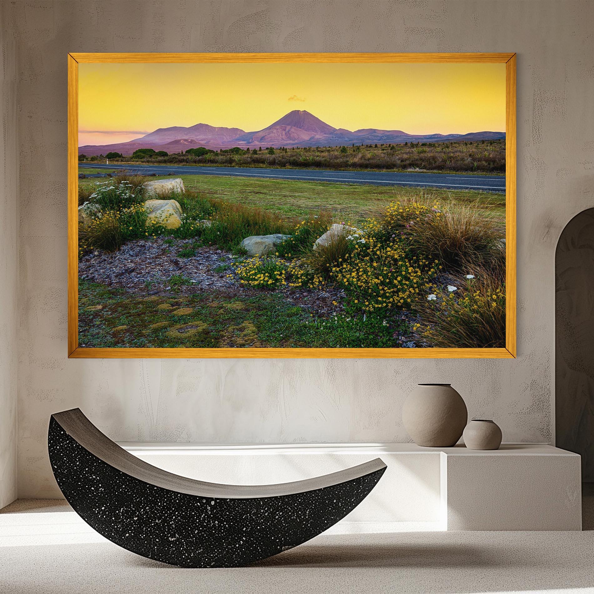 Leinwandbild Yellow Sky mockup 8