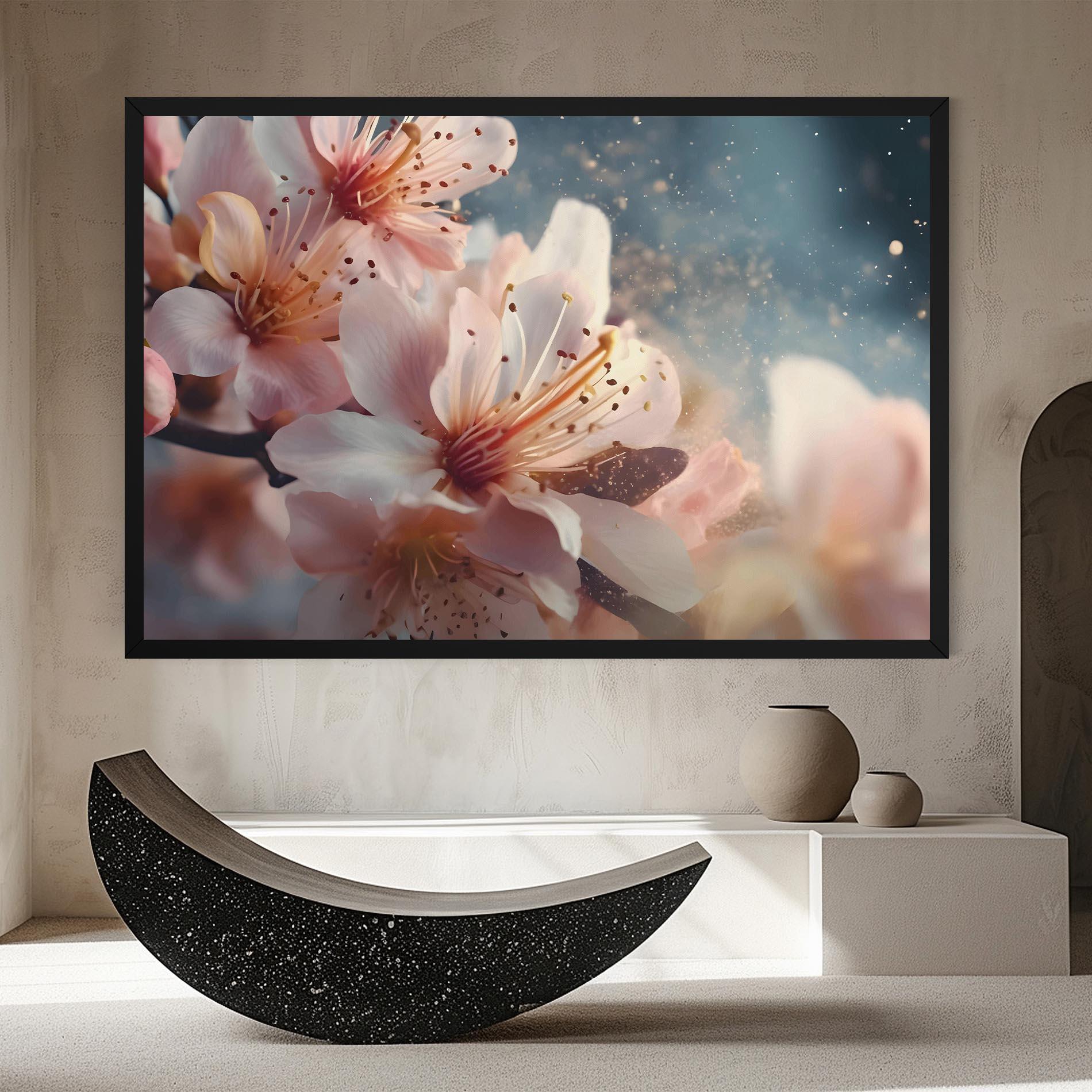 Leinwandbild Flower Spring Art mockup 8