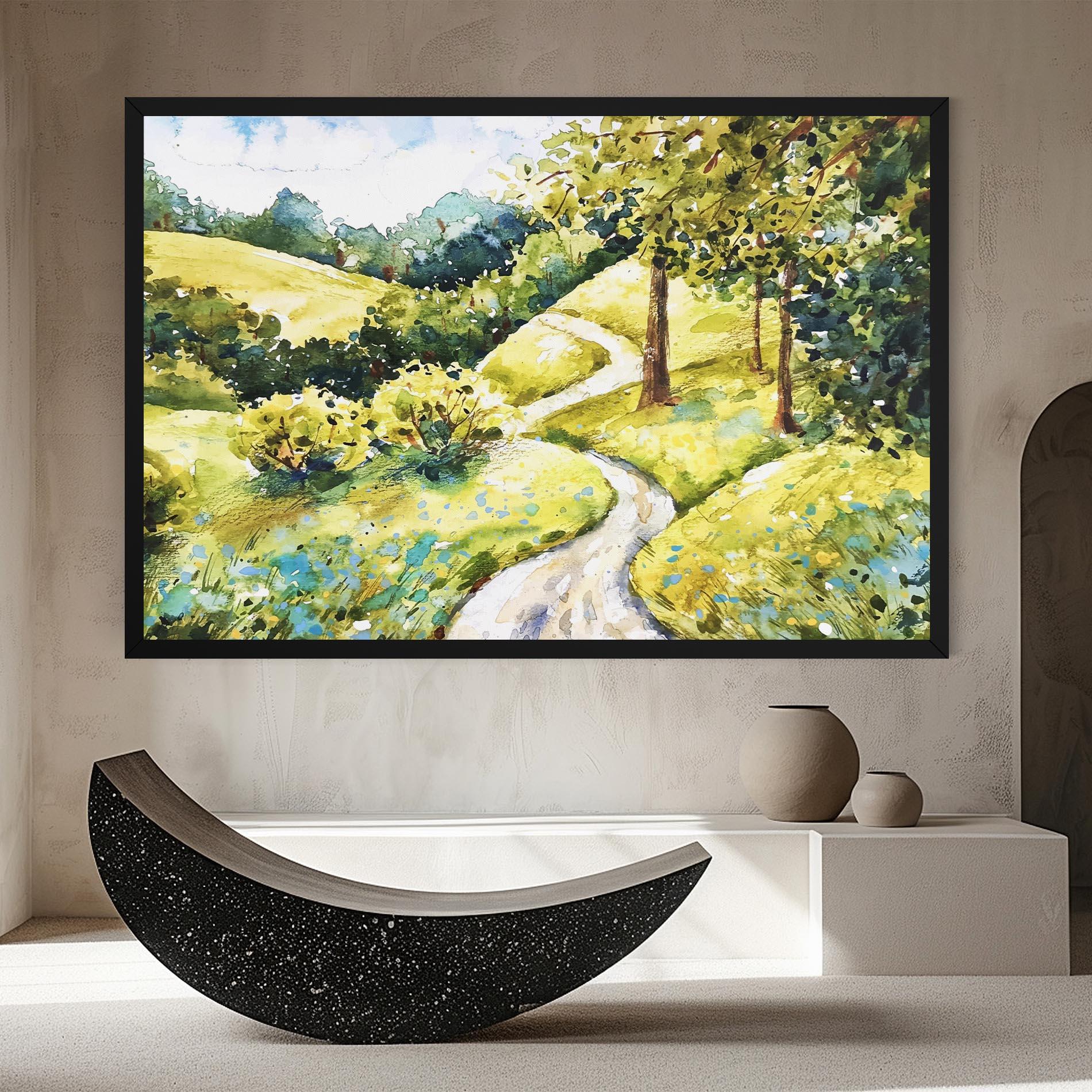 Leinwandbild Fresh Spring View mockup 8